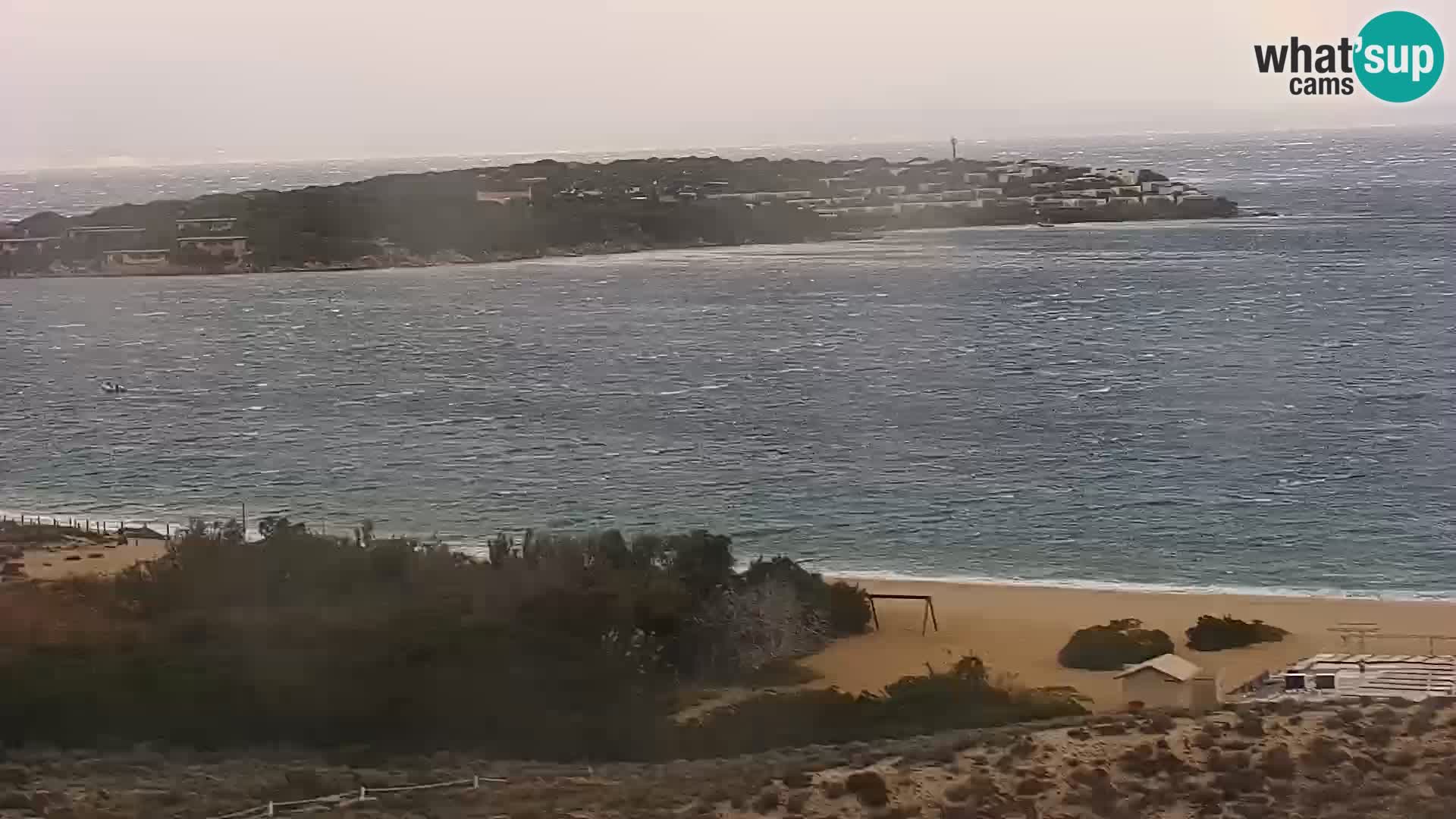 Spletna kamera plaža Porto Pollo Sardinija v živo