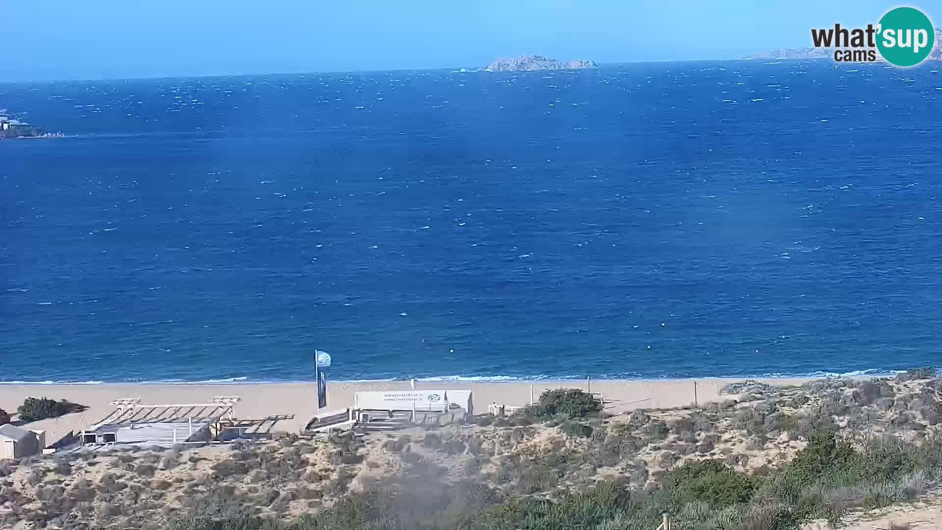 Spletna kamera plaža Porto Pollo Sardinija v živo