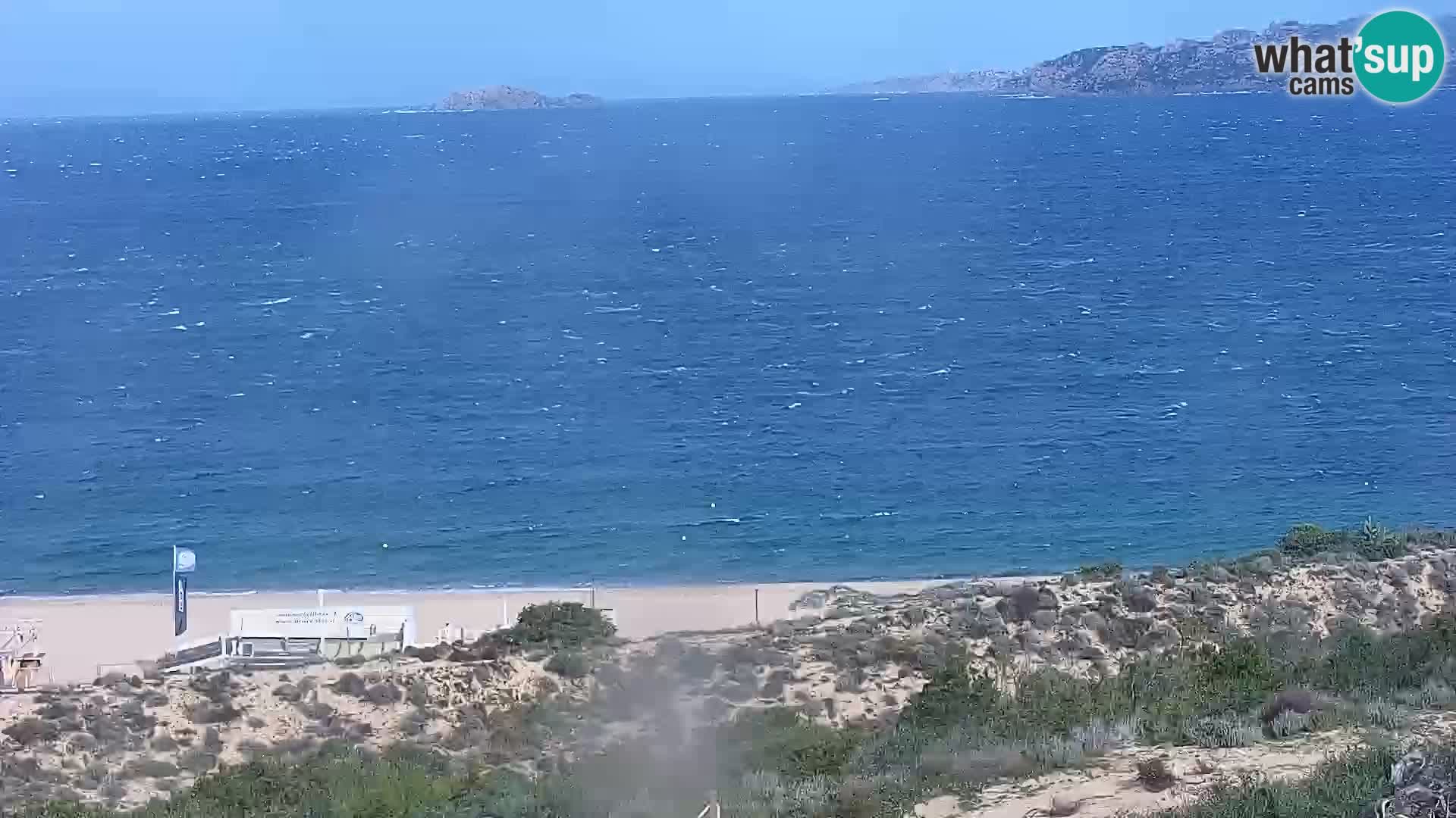 Webcam Strand Porto Pollo Sardinien live kamera