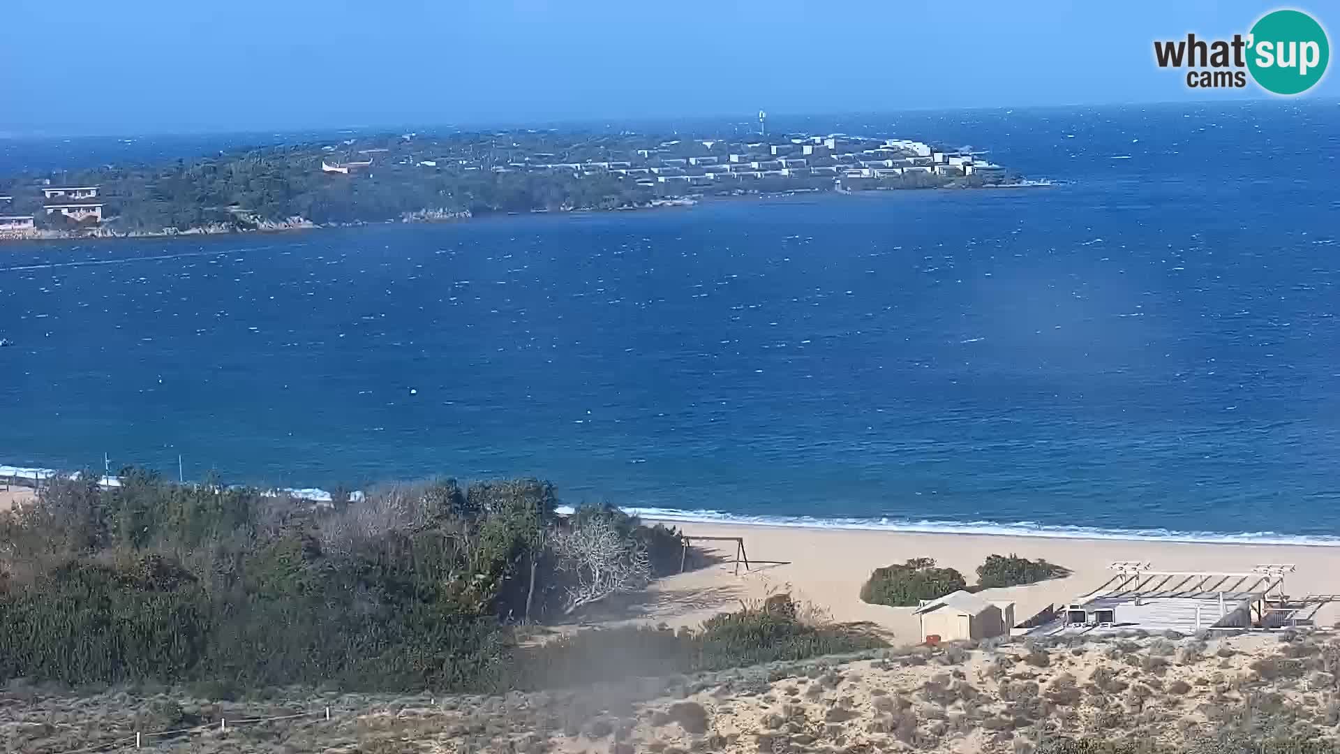 Spletna kamera plaža Porto Pollo Sardinija v živo