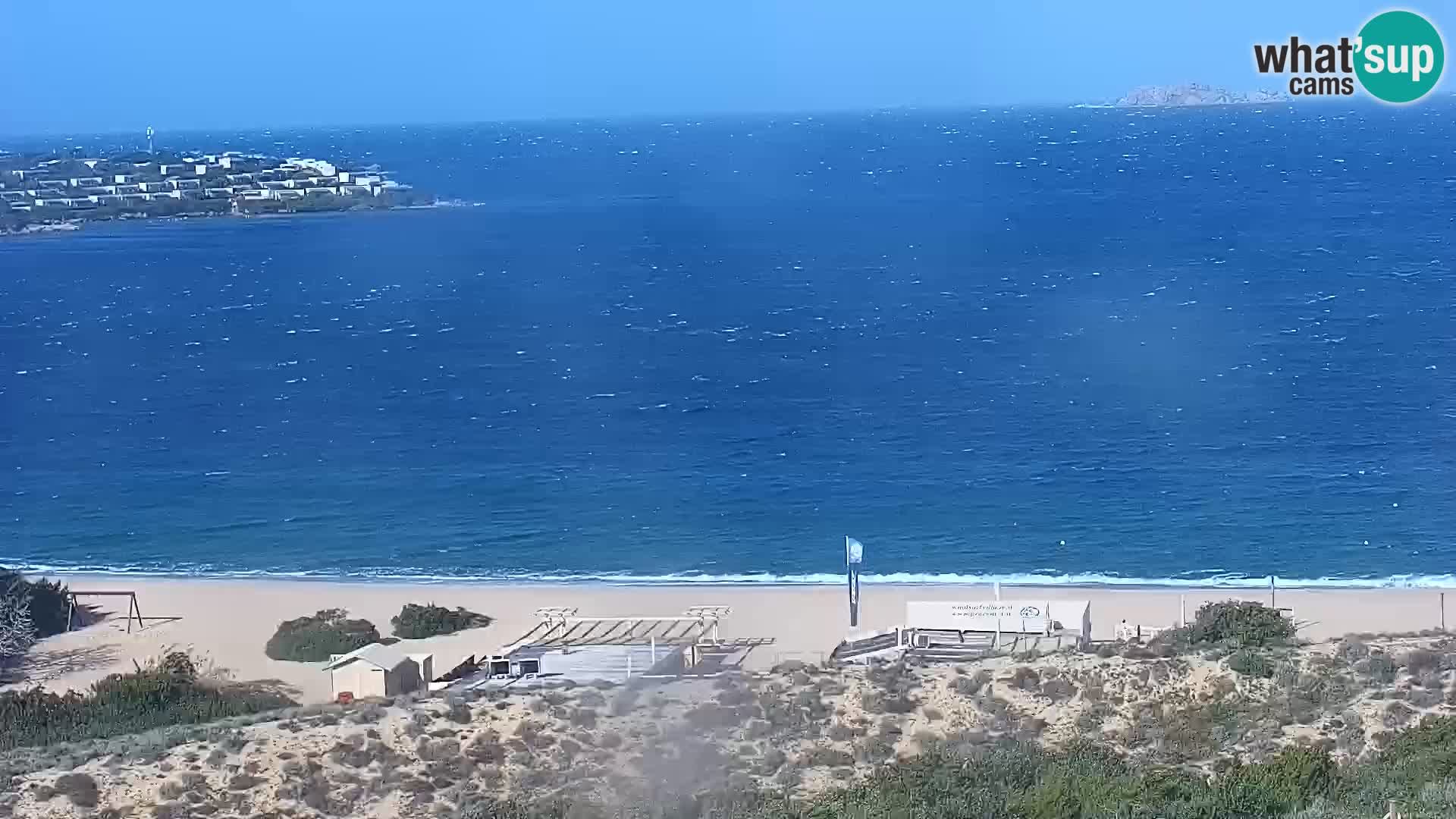 Webcam Strand Porto Pollo Sardinien live kamera