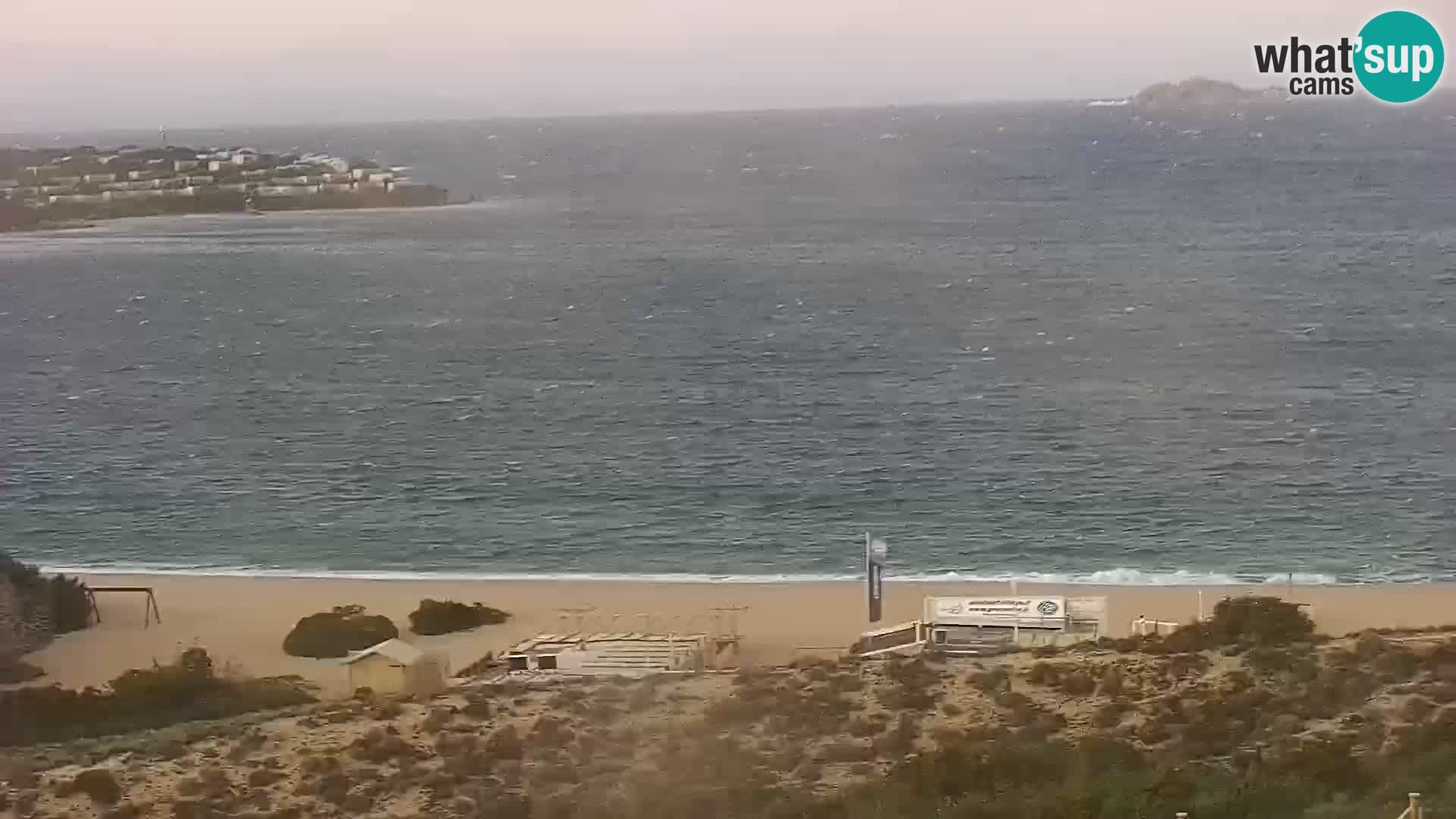 Spletna kamera plaža Porto Pollo Sardinija v živo