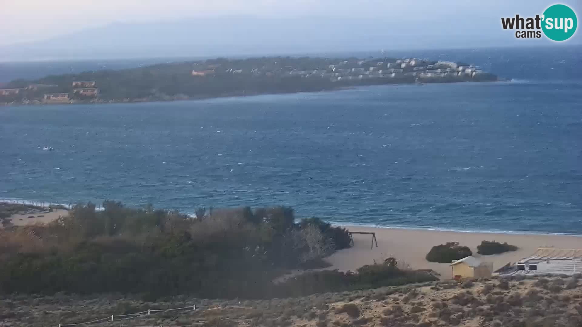 Spletna kamera plaža Porto Pollo Sardinija v živo