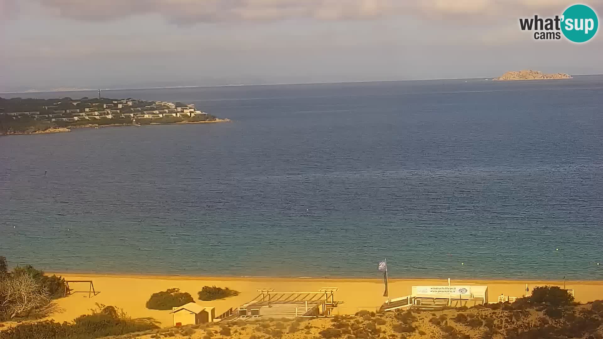 Spletna kamera plaža Porto Pollo Sardinija v živo