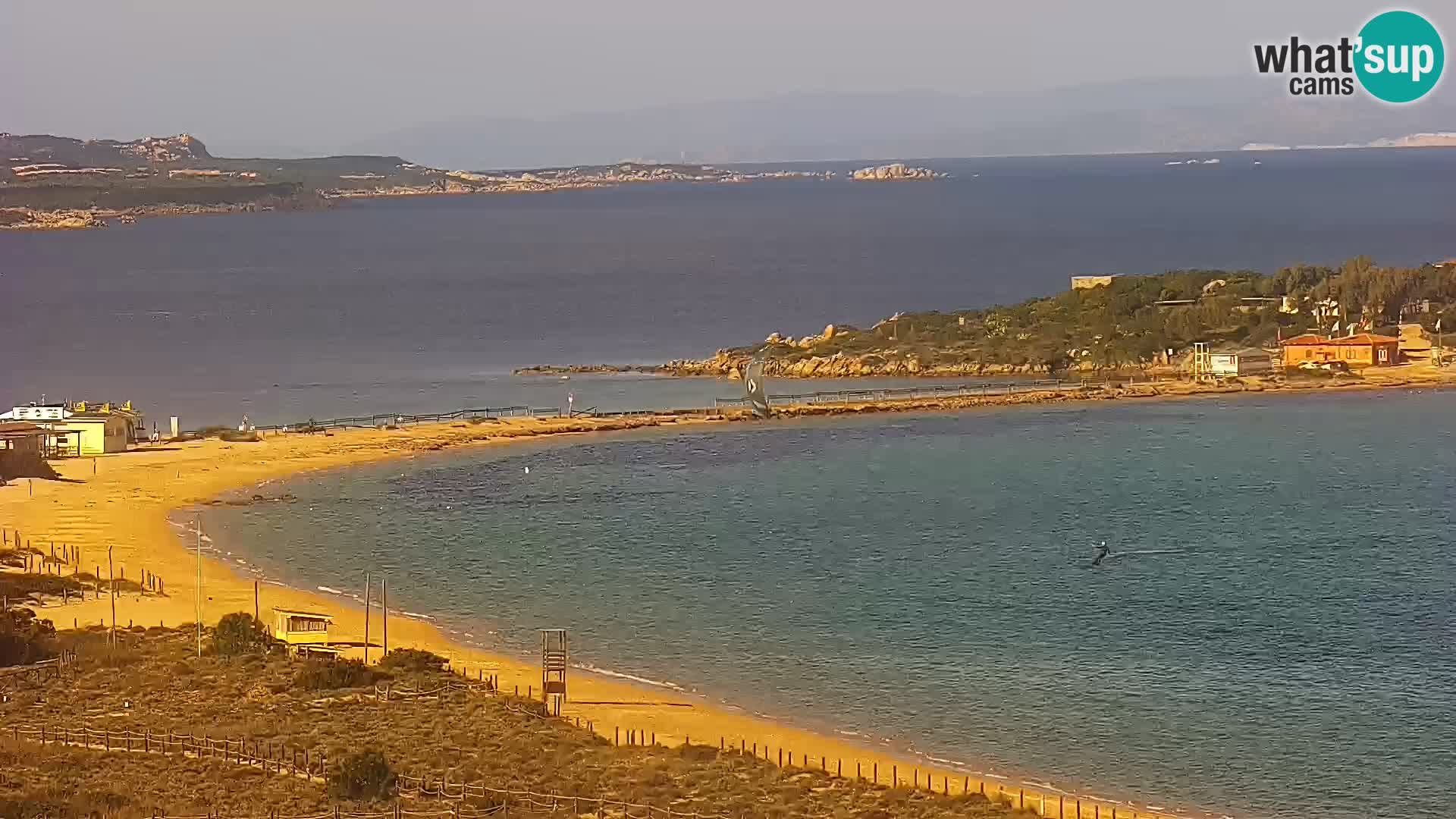 Camera en vivo Porto Pollo playa Cerdeña