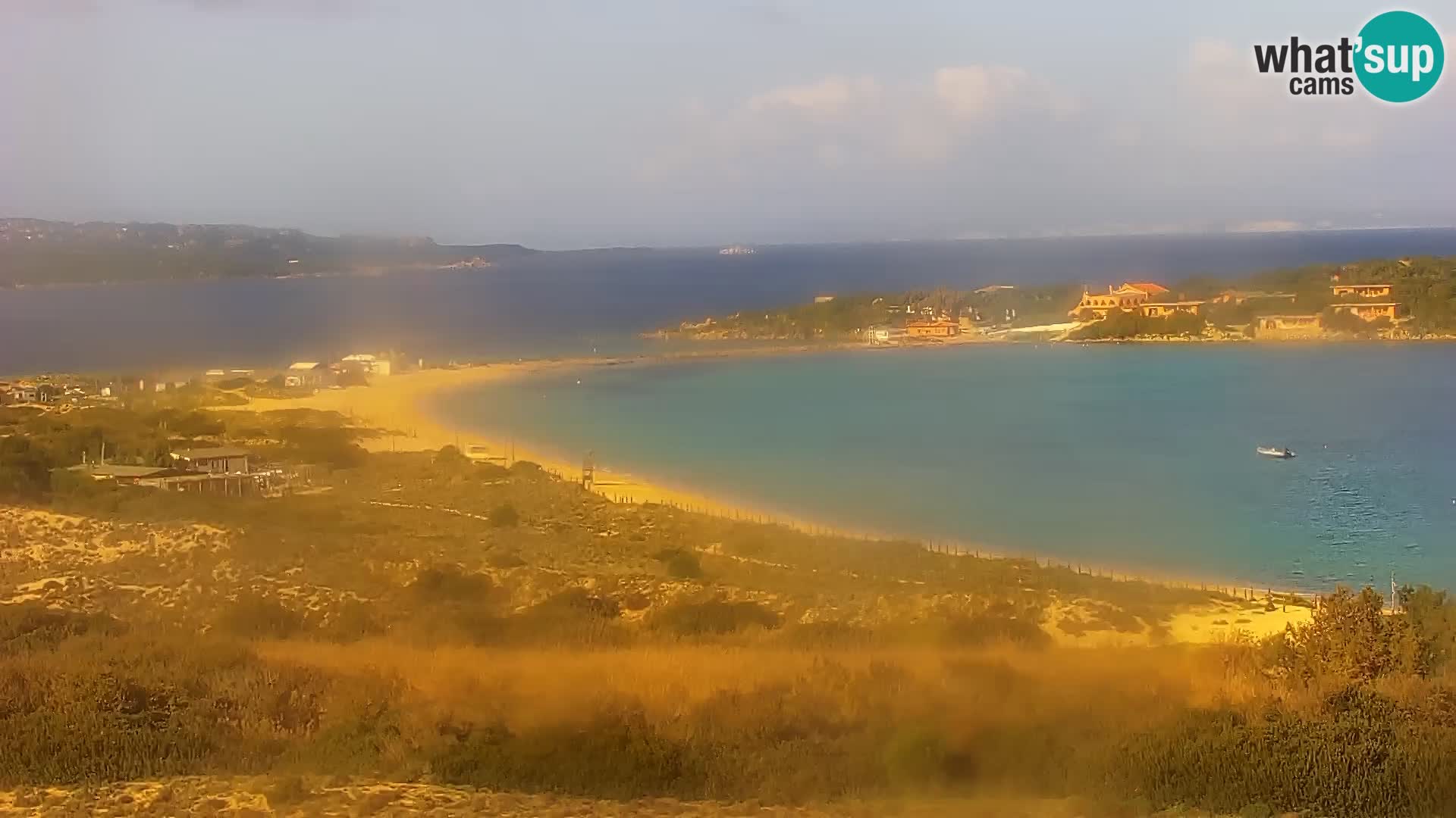 Spletna kamera plaža Porto Pollo Sardinija v živo