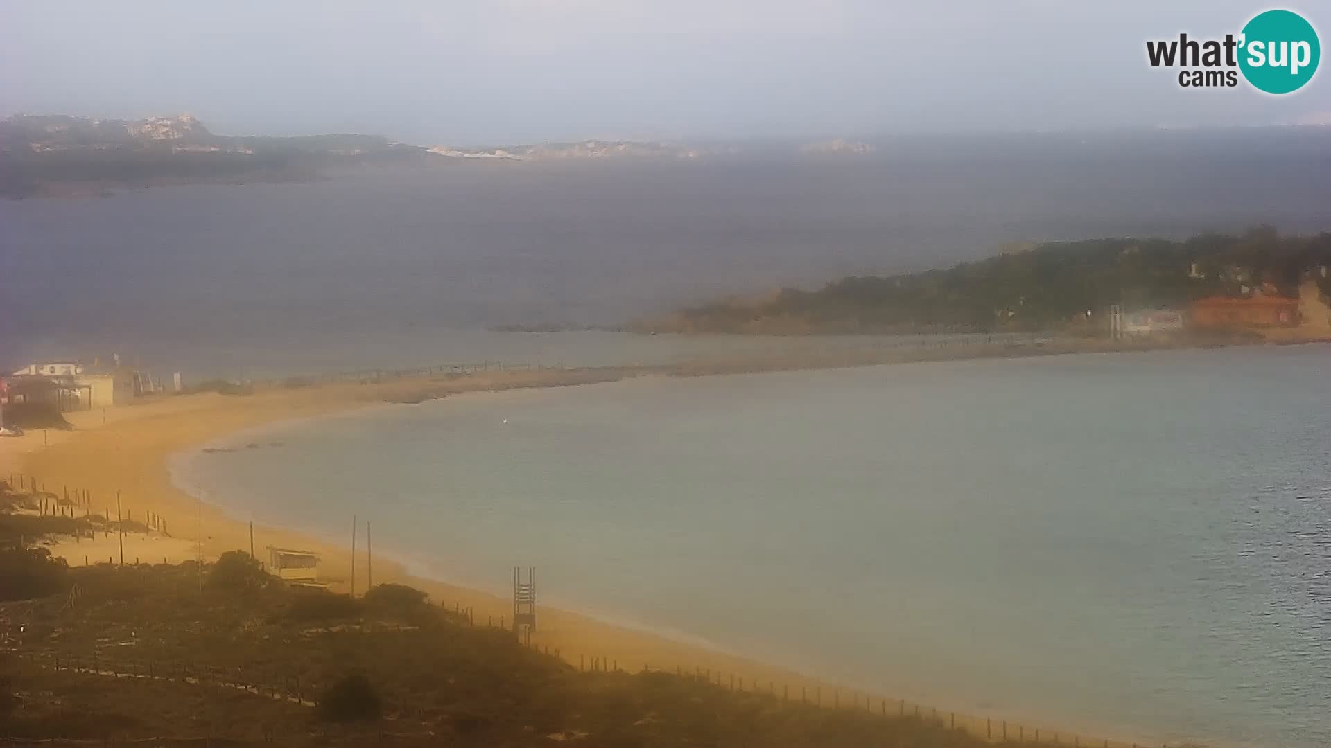 Webcam Porto Pollo le Dune | spiaggia Sardegna