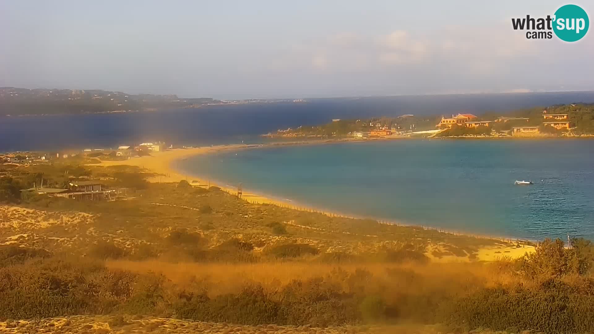 Webcam Strand Porto Pollo Sardinien live kamera