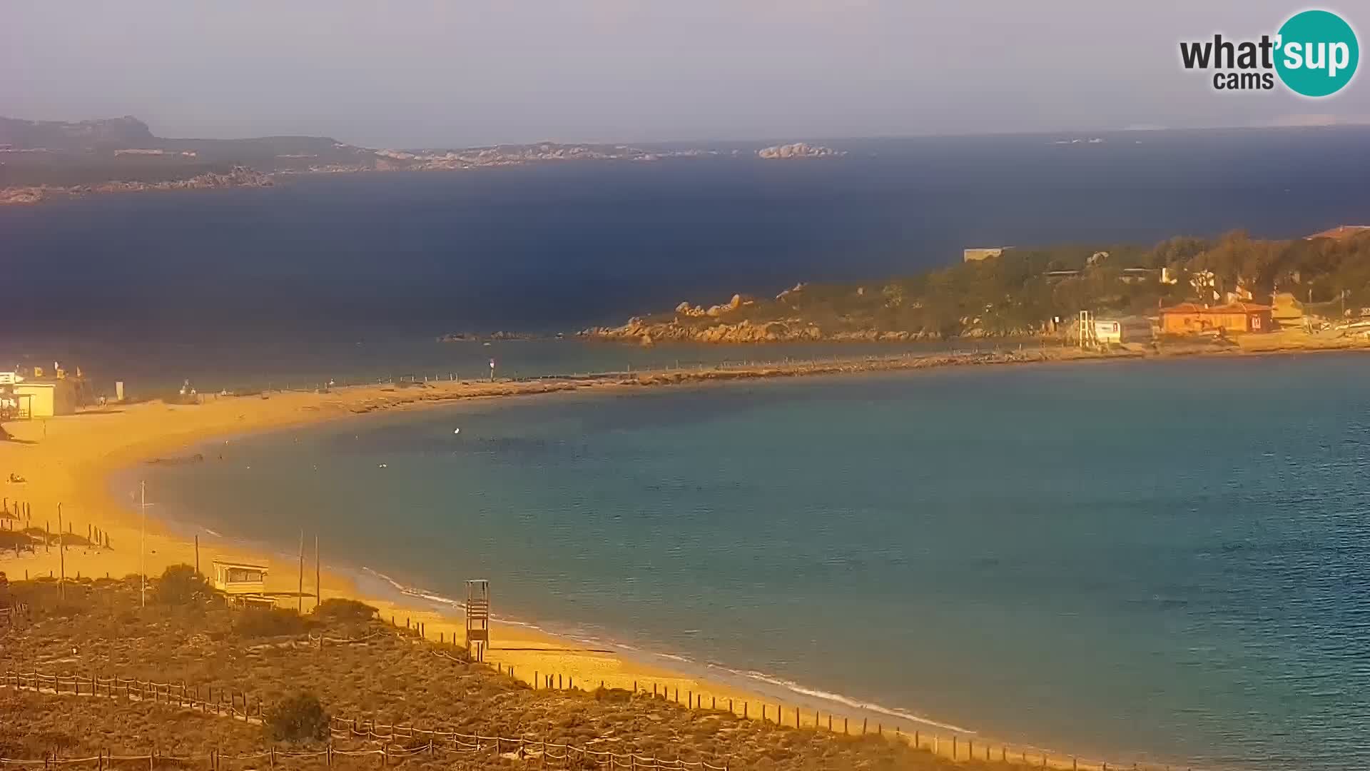 Spletna kamera plaža Porto Pollo Sardinija v živo