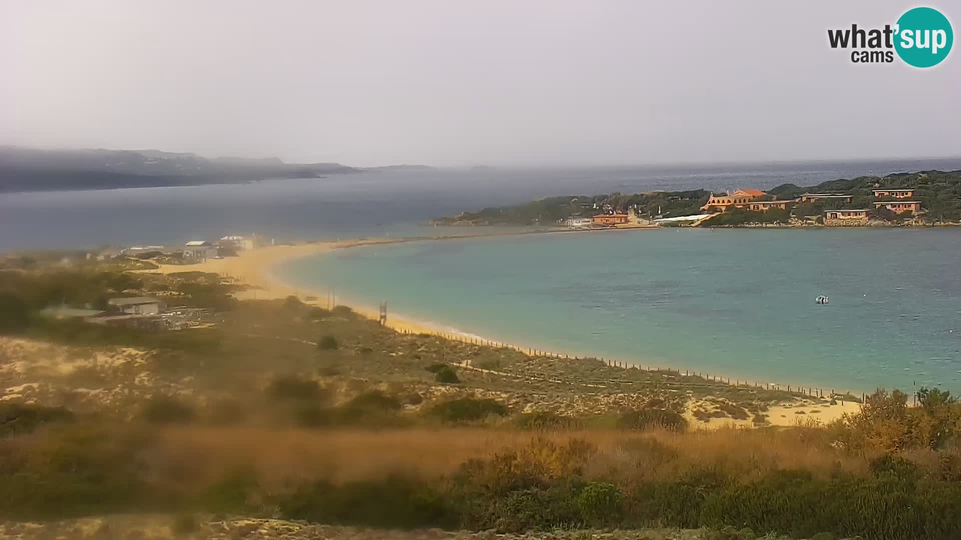 Spletna kamera plaža Porto Pollo Sardinija v živo