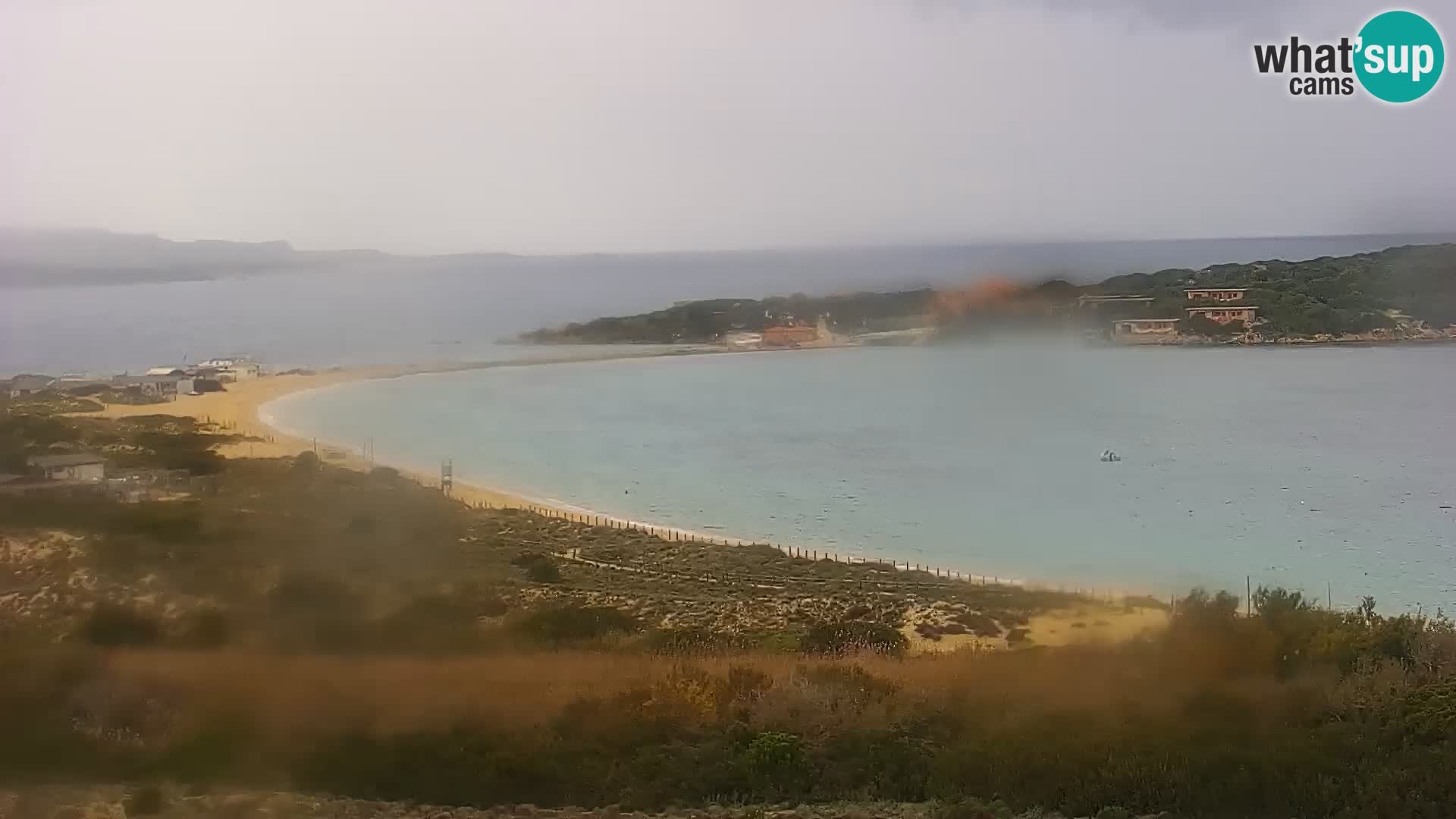 Spletna kamera plaža Porto Pollo Sardinija v živo