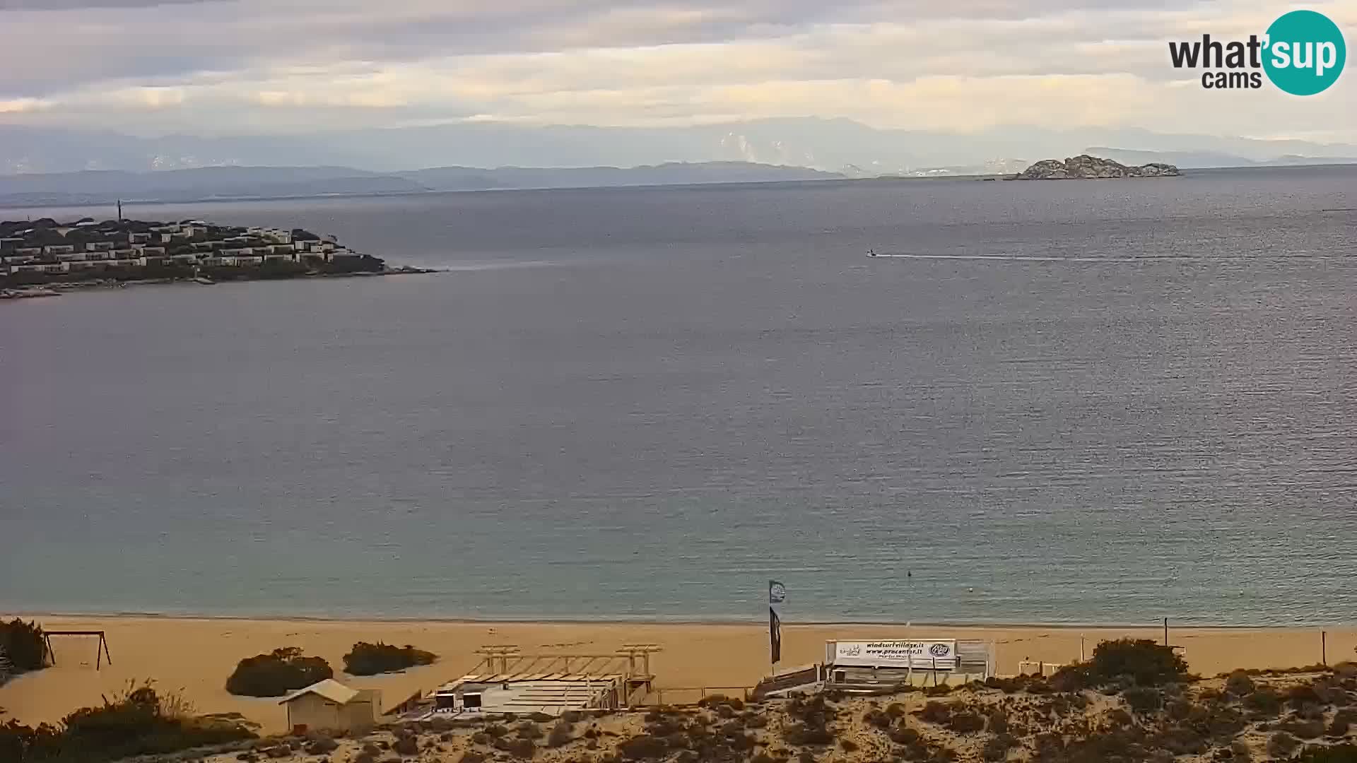 Spletna kamera plaža Porto Pollo Sardinija v živo