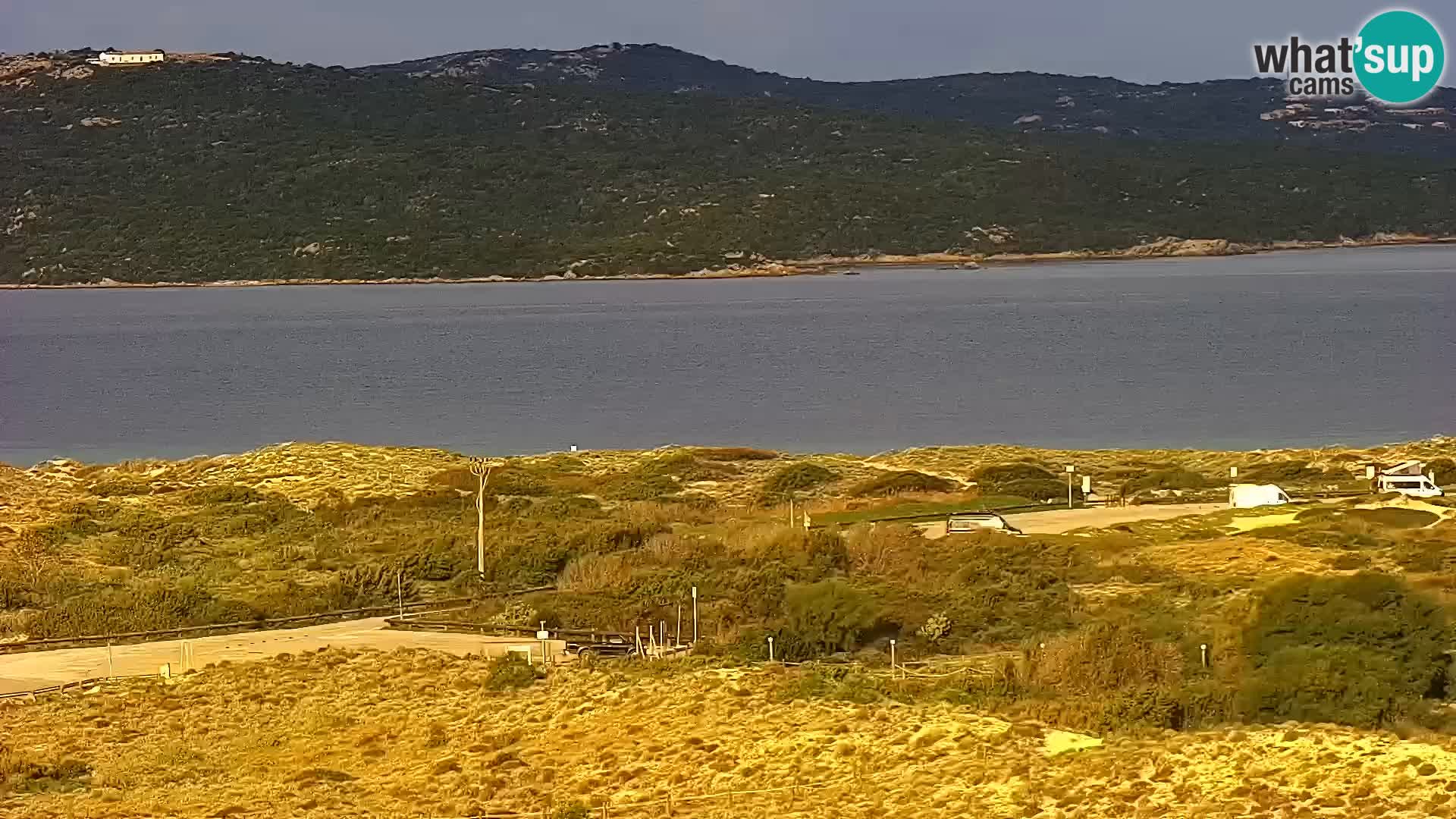 Camera en vivo Porto Pollo playa Cerdeña