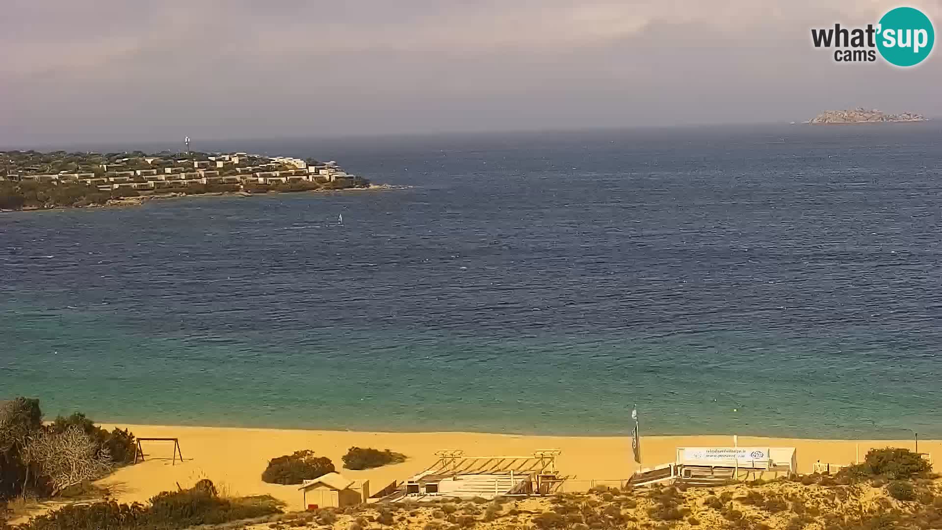 Live webcam Porto Pollo beach Sardinia livecam