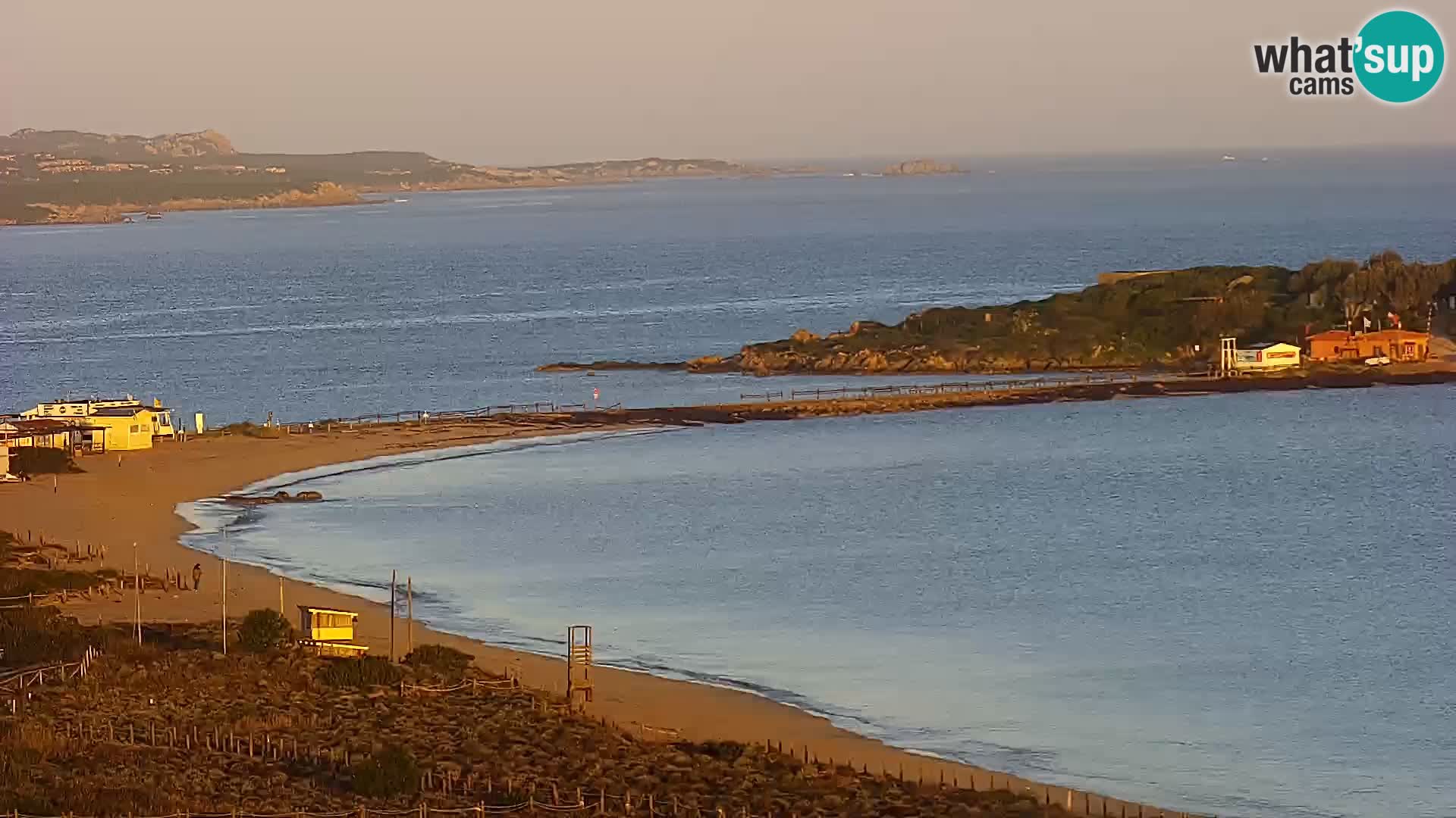 Camera en vivo Porto Pollo playa Cerdeña