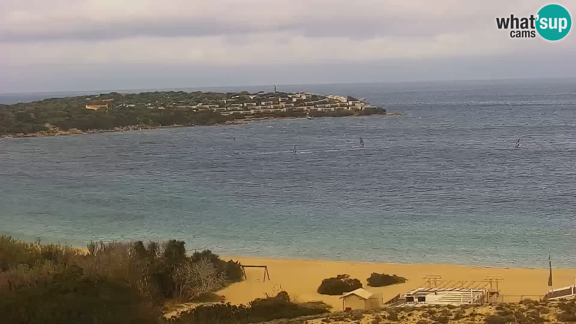 Live webcam Porto Pollo beach Sardinia livecam