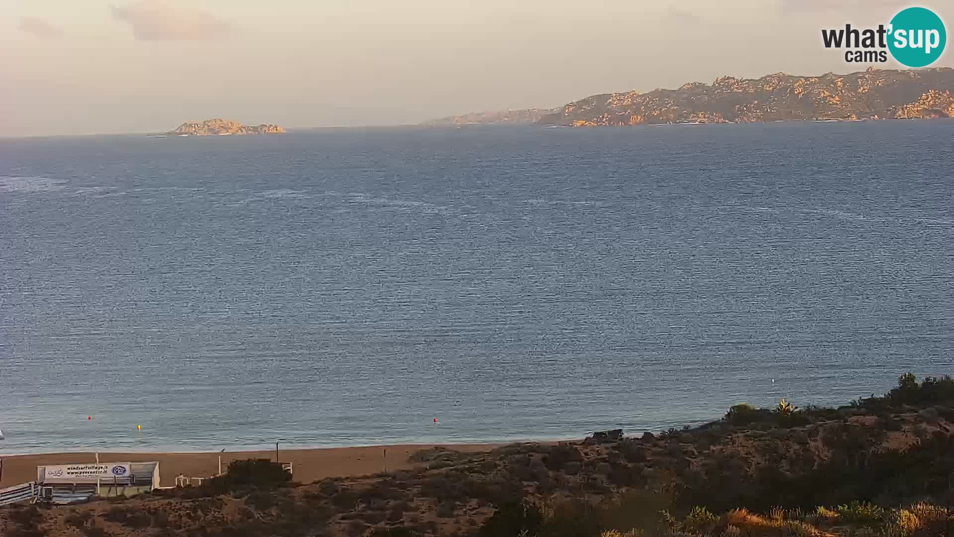 Live webcam Porto Pollo beach Sardinia livecam