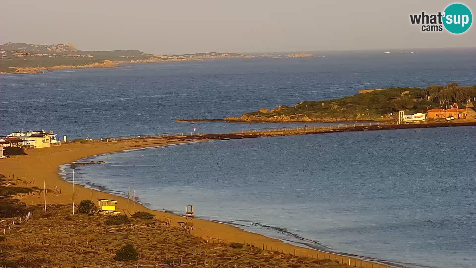 Webcam Strand Porto Pollo Sardinien live kamera