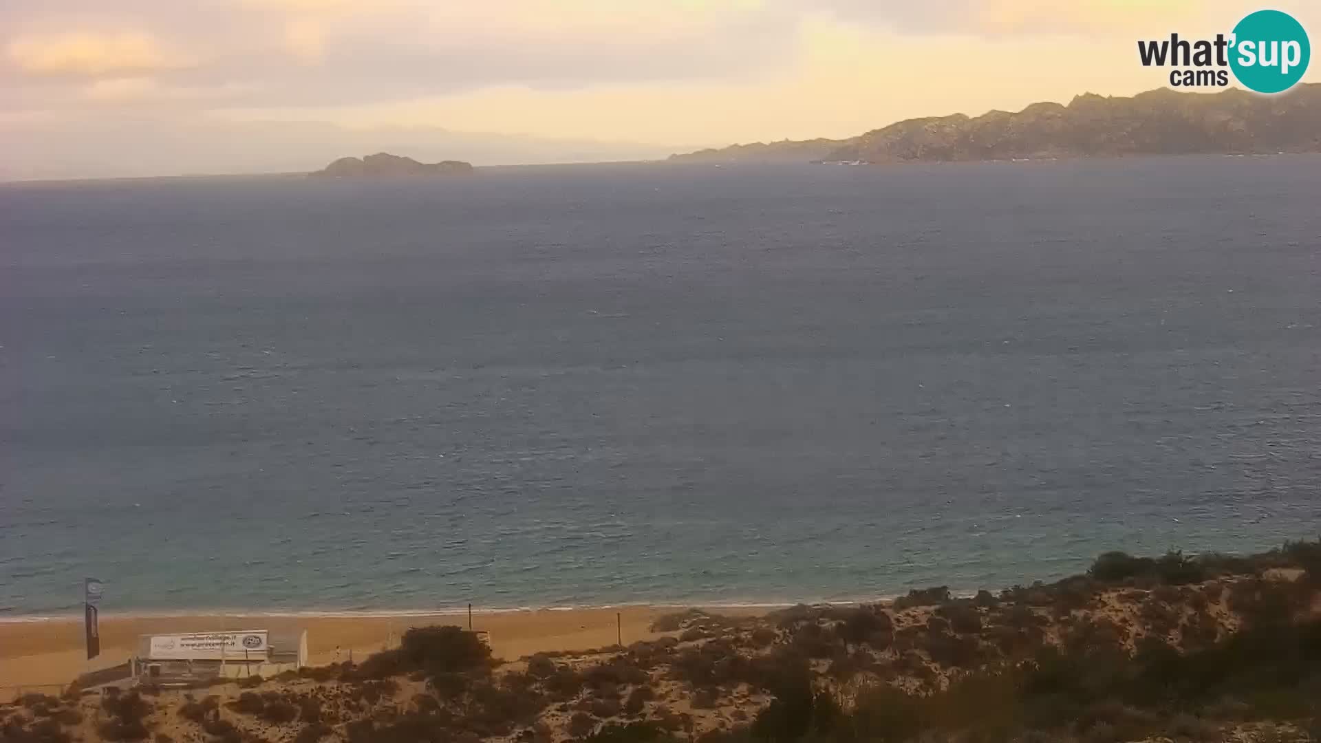 Webcam Strand Porto Pollo Sardinien live kamera