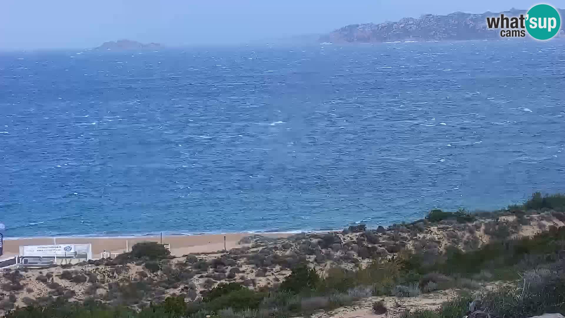 Livecam Porto Pollo plage Sardaigne webcam