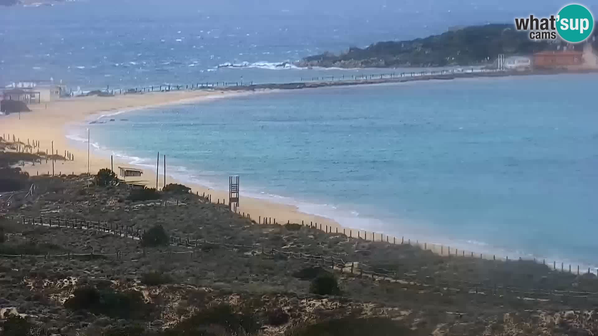 Webcam Strand Porto Pollo Sardinien live kamera