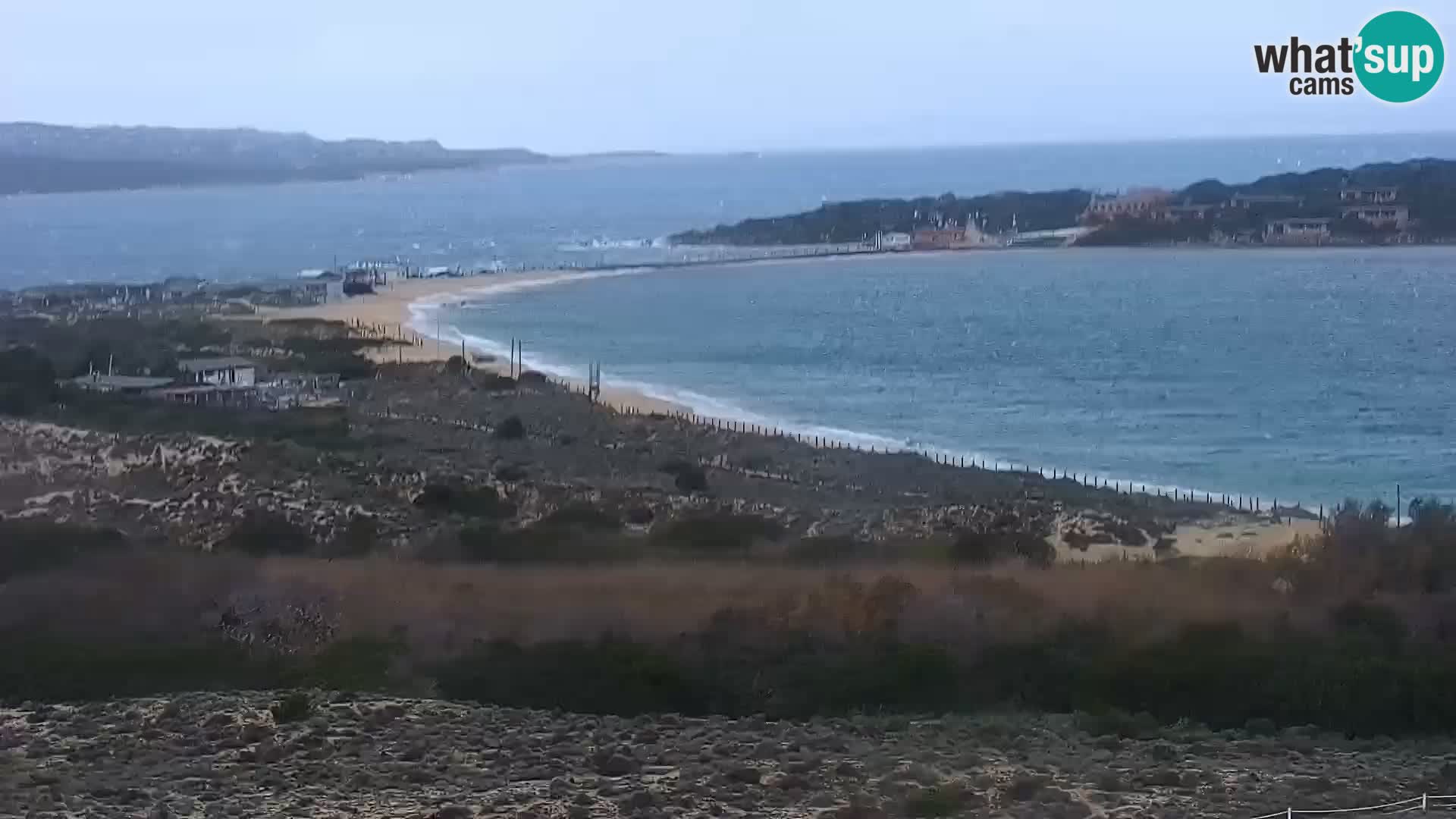 Spletna kamera plaža Porto Pollo Sardinija v živo