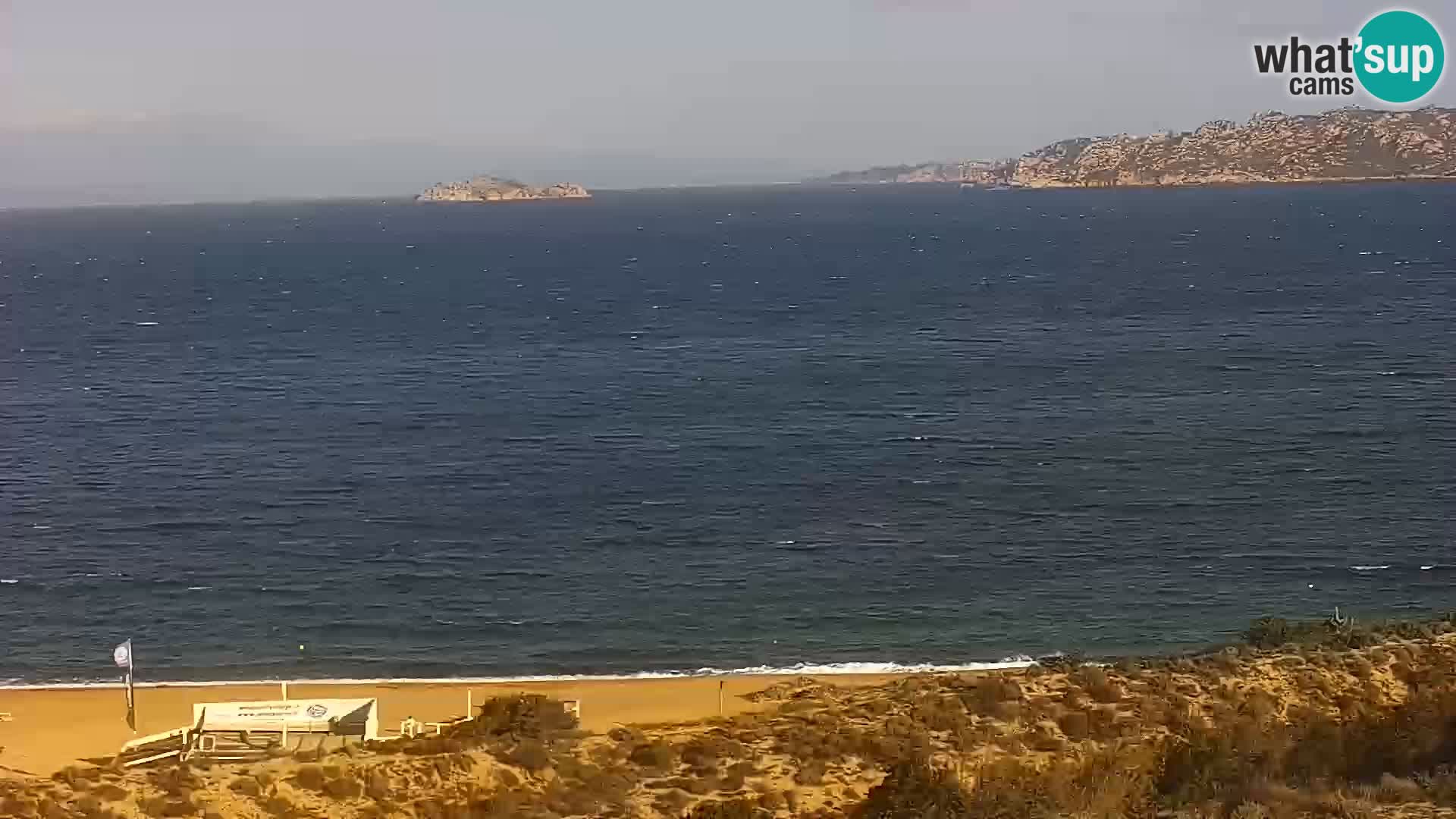 Livecam Porto Pollo plage Sardaigne webcam