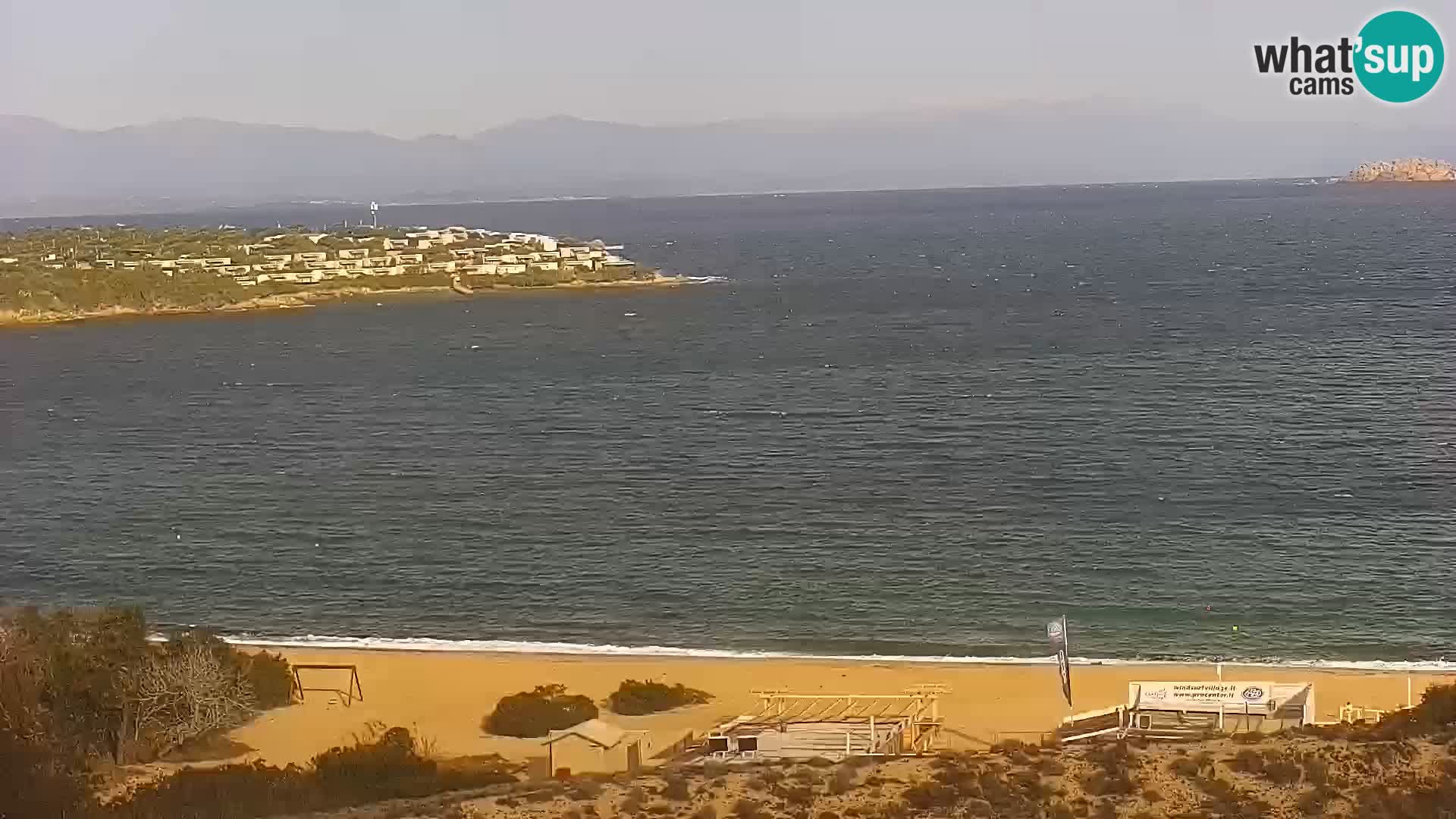 Livecam Porto Pollo plage Sardaigne webcam