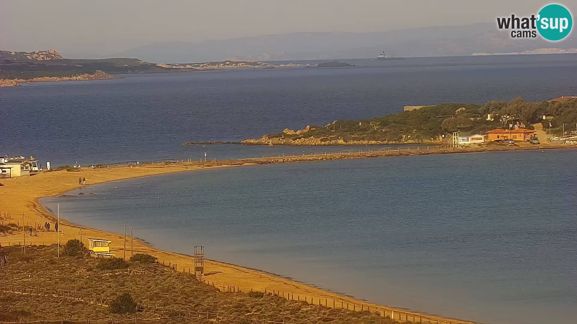 Live webcam Porto Pollo beach Sardinia livecam