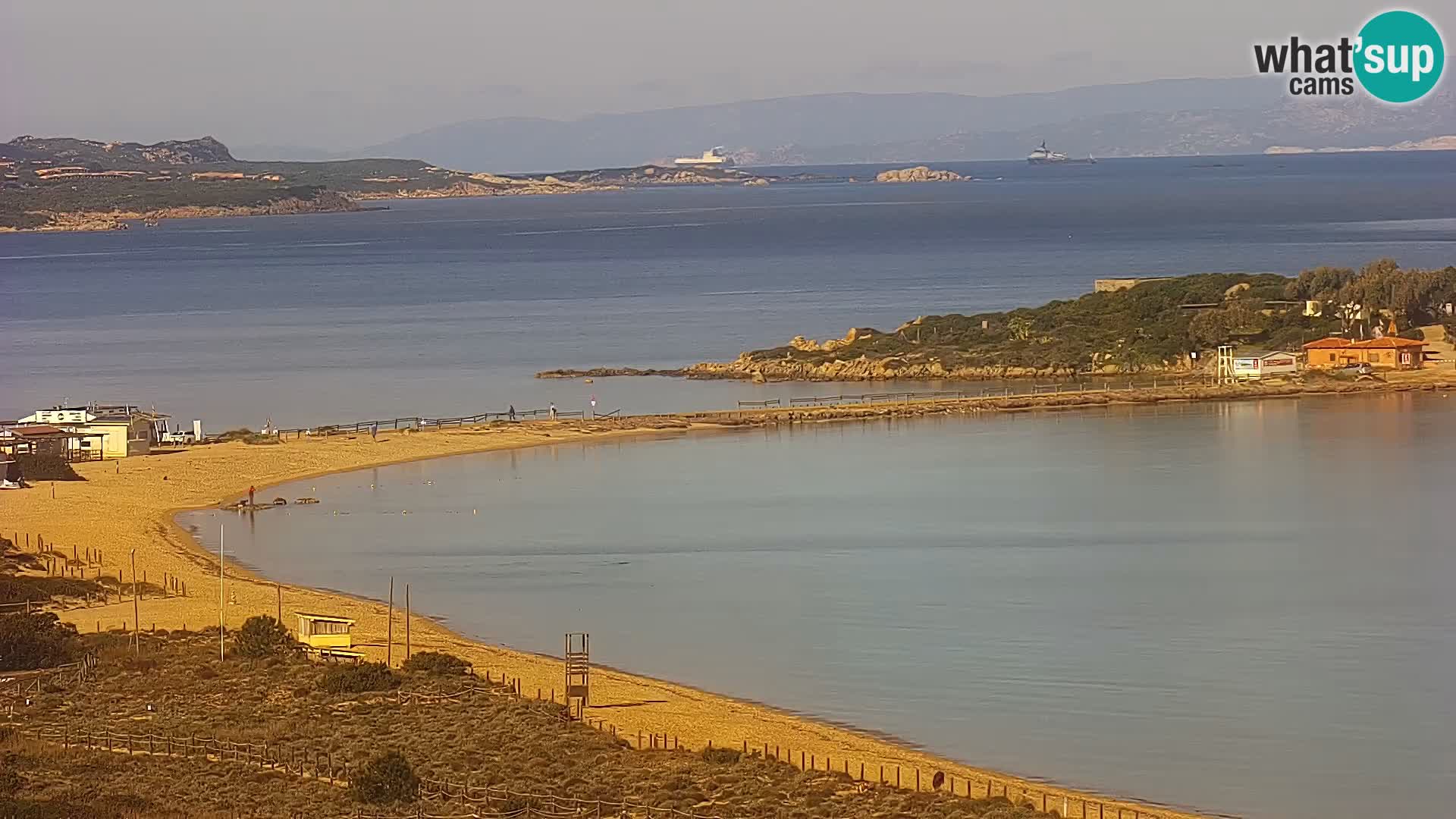 Camera en vivo Porto Pollo playa Cerdeña