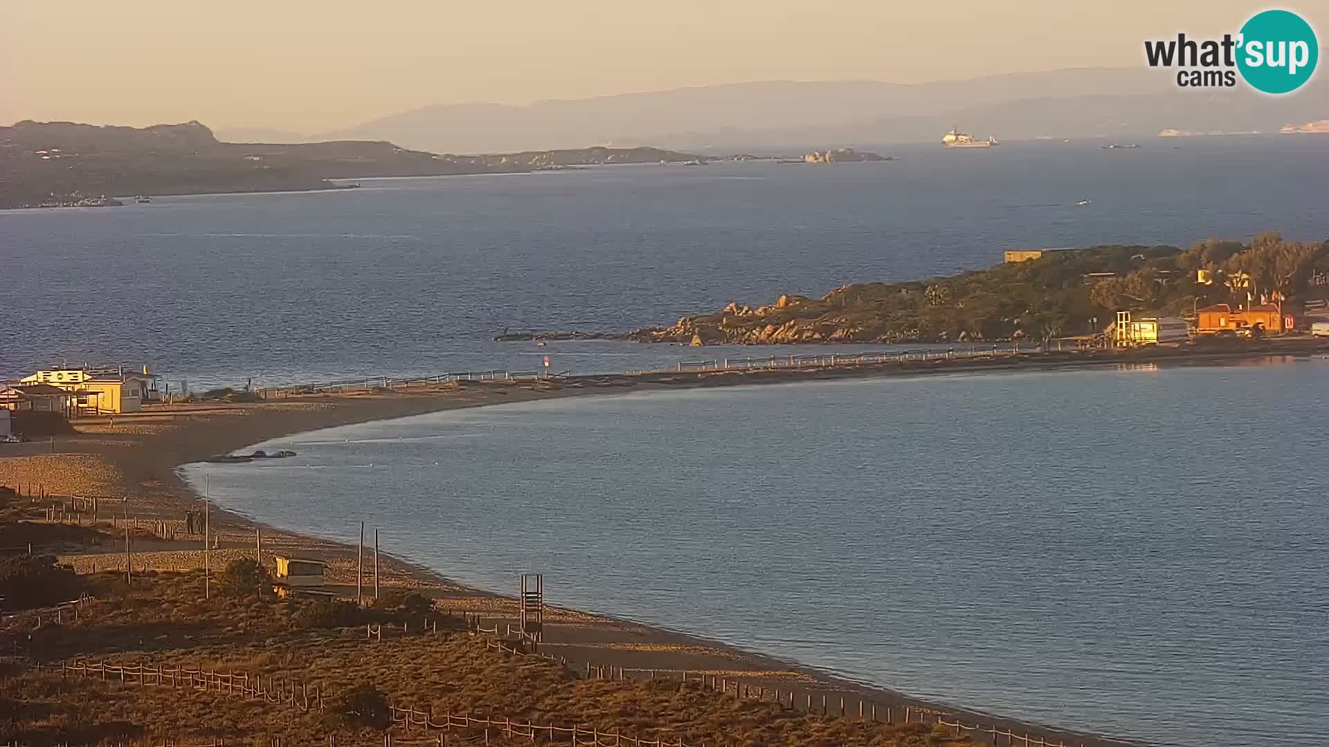 Spletna kamera plaža Porto Pollo Sardinija v živo