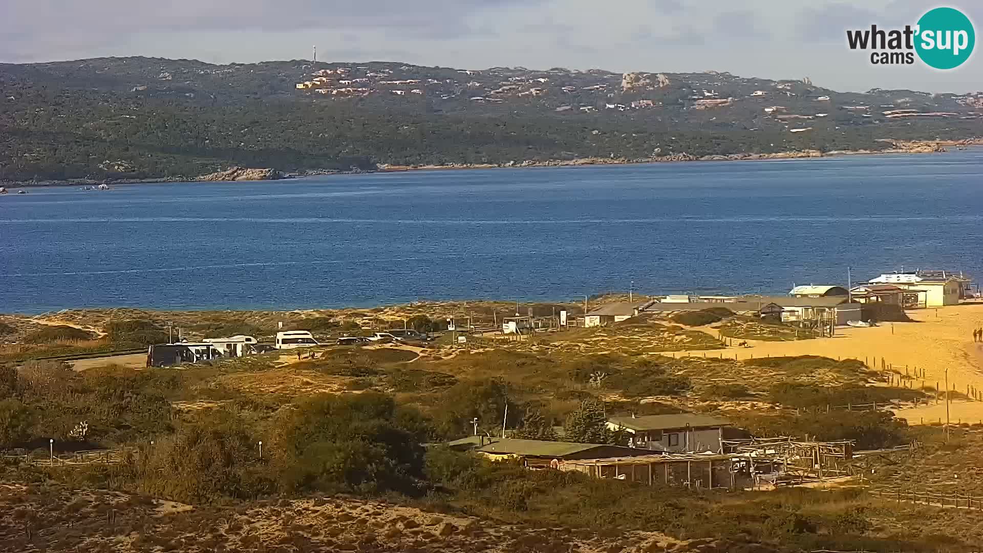 Live webcam Porto Pollo beach Sardinia livecam