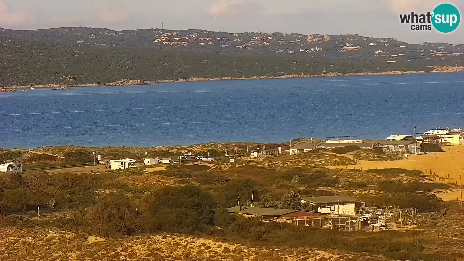 Spletna kamera plaža Porto Pollo Sardinija v živo