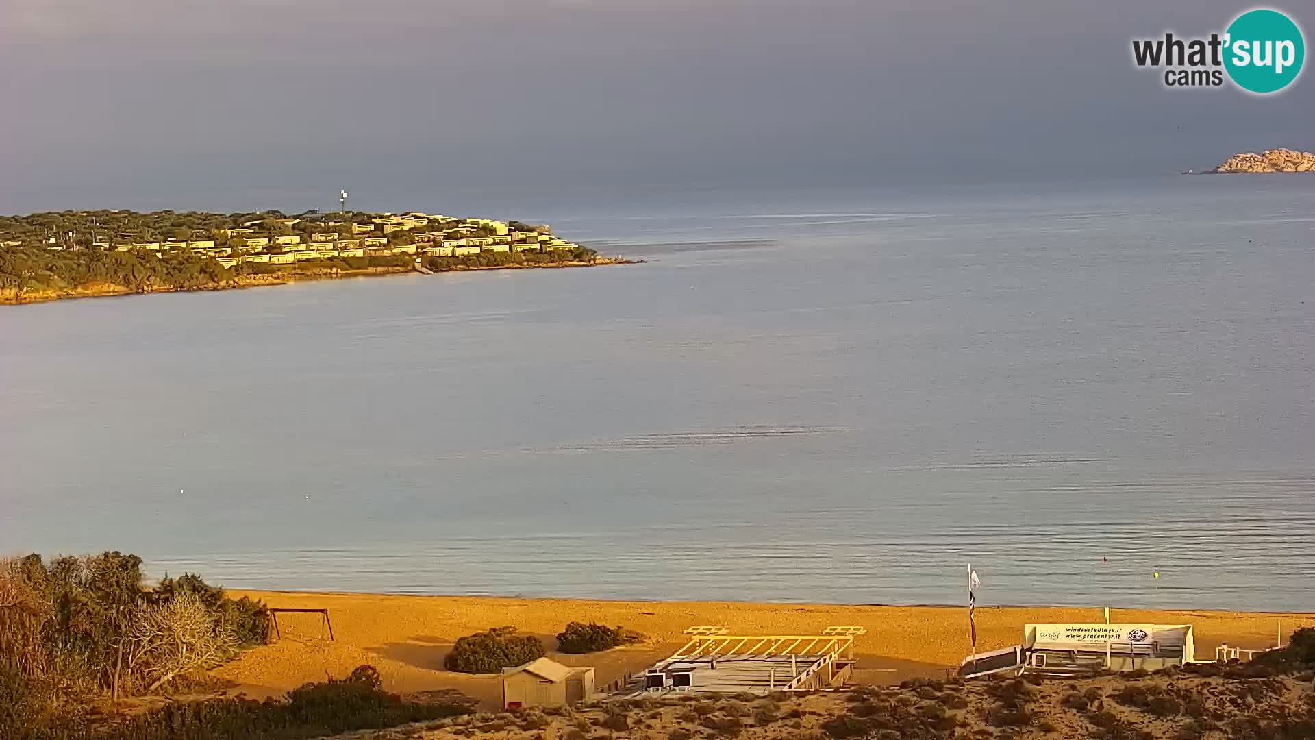 Webcam Strand Porto Pollo Sardinien live kamera