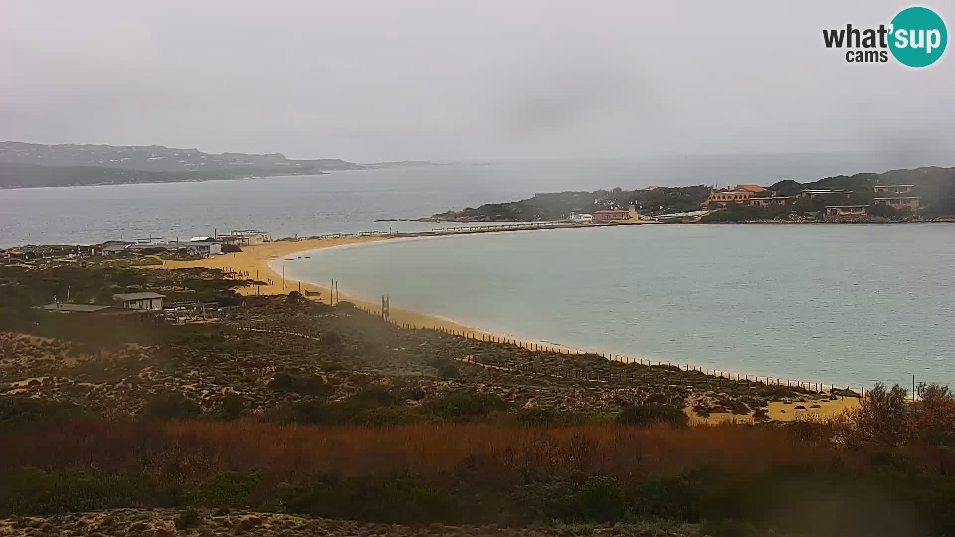 Livecam Porto Pollo plage Sardaigne webcam