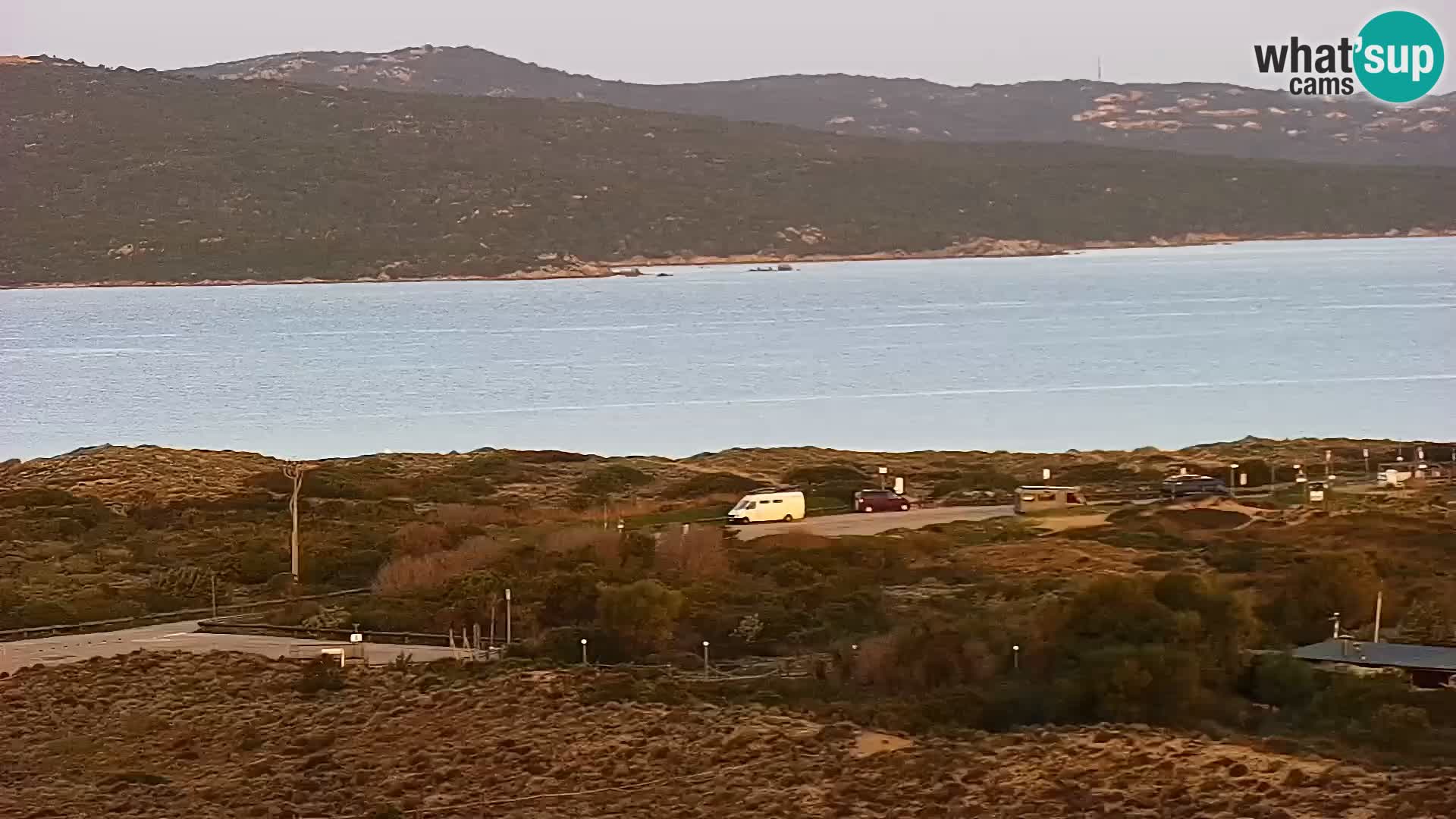 Camera en vivo Porto Pollo playa Cerdeña