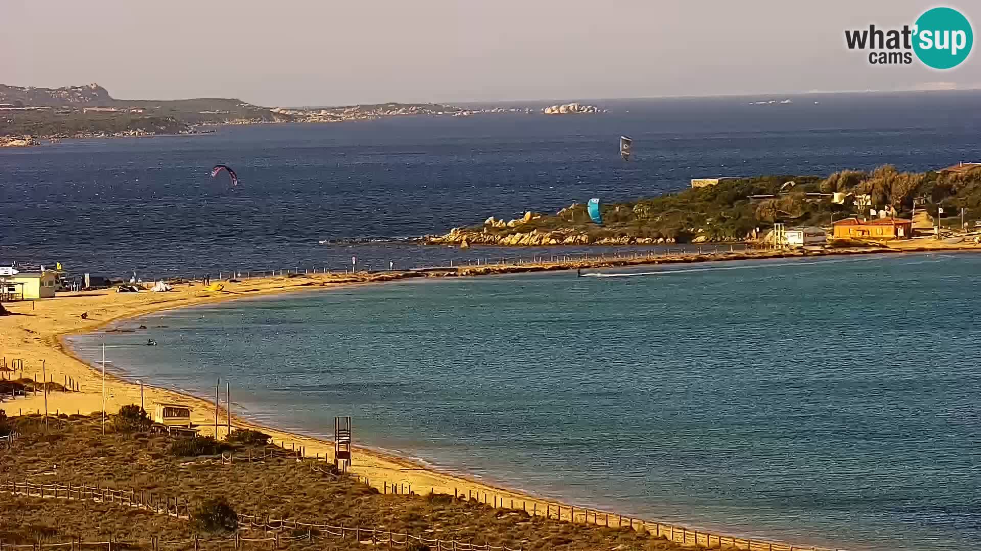 Livecam Porto Pollo plage Sardaigne webcam