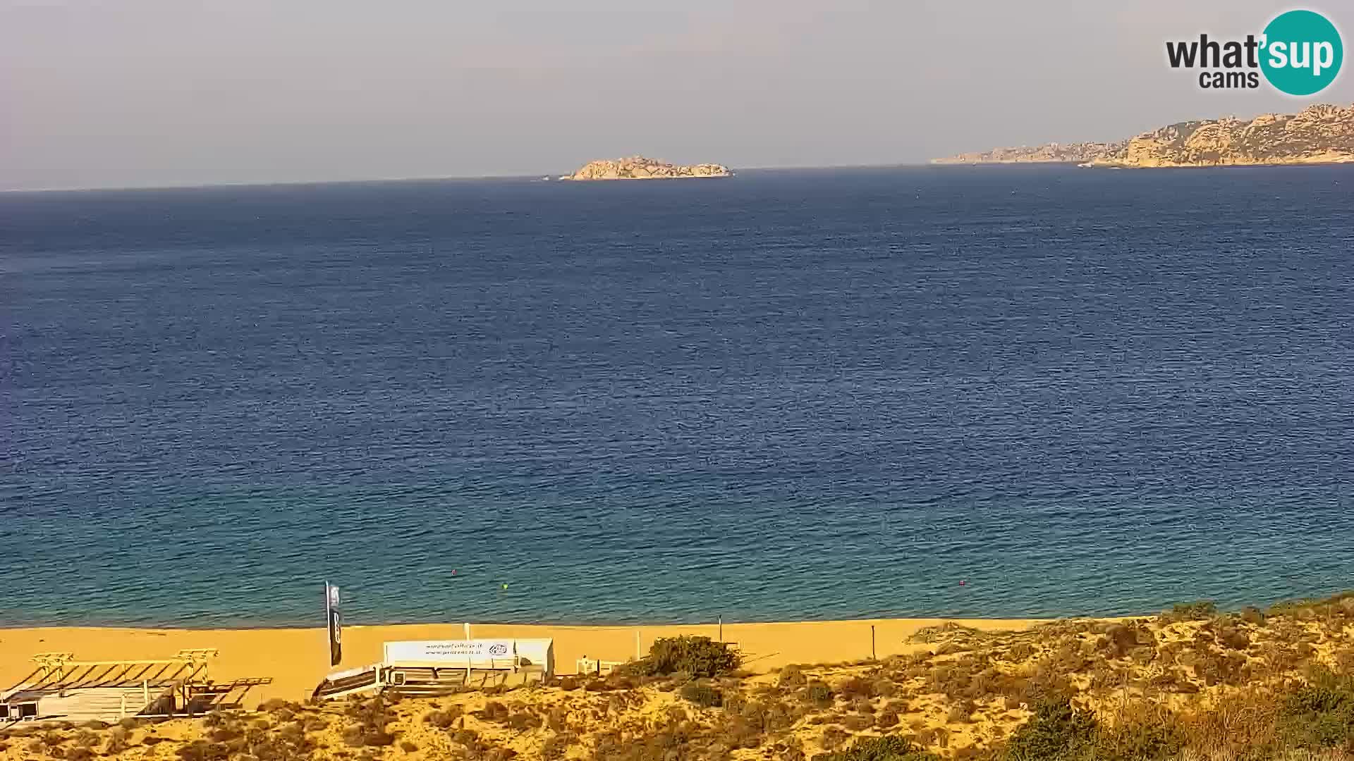 Webcam Strand Porto Pollo Sardinien live kamera