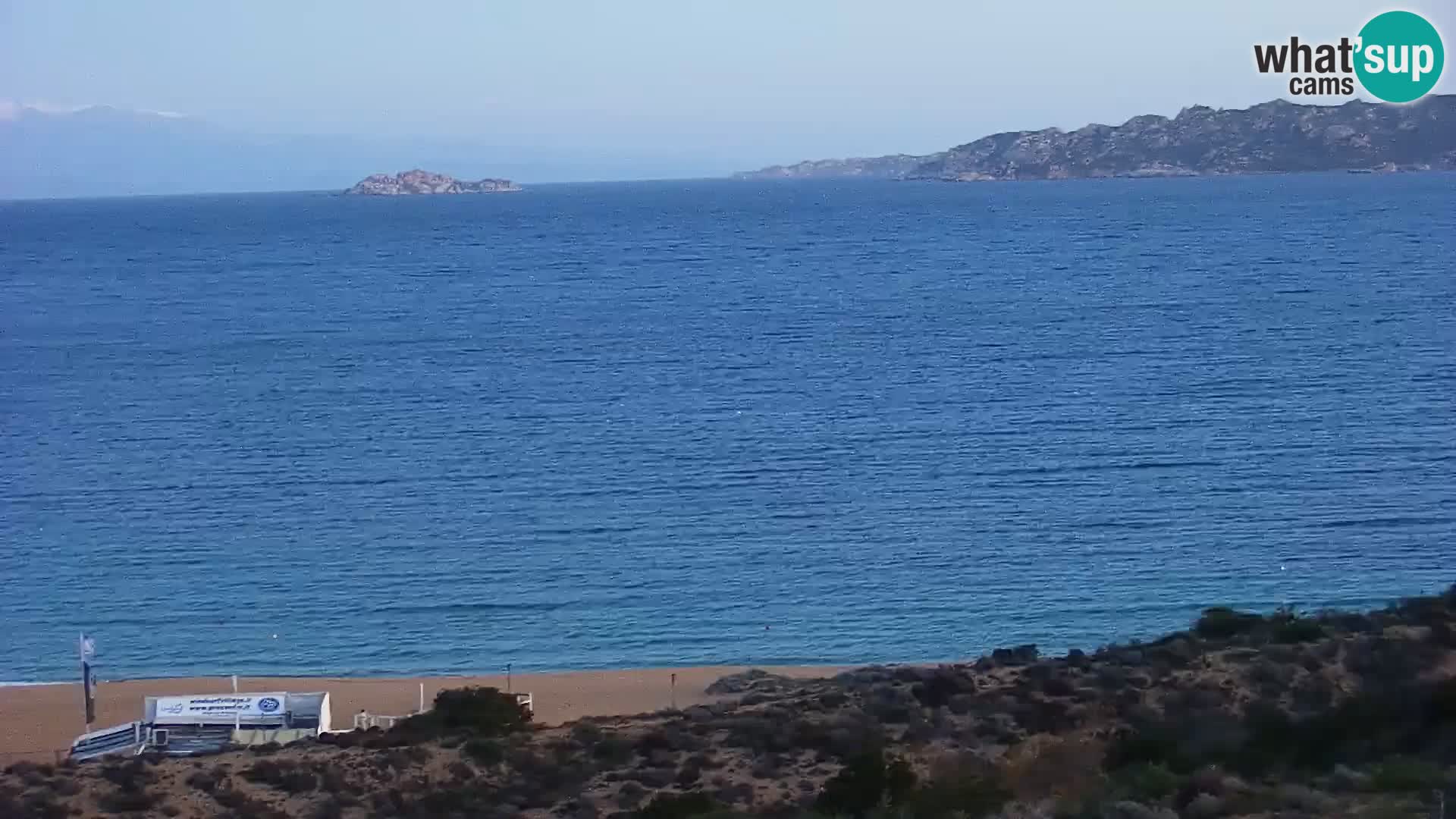 Livecam Porto Pollo plage Sardaigne webcam