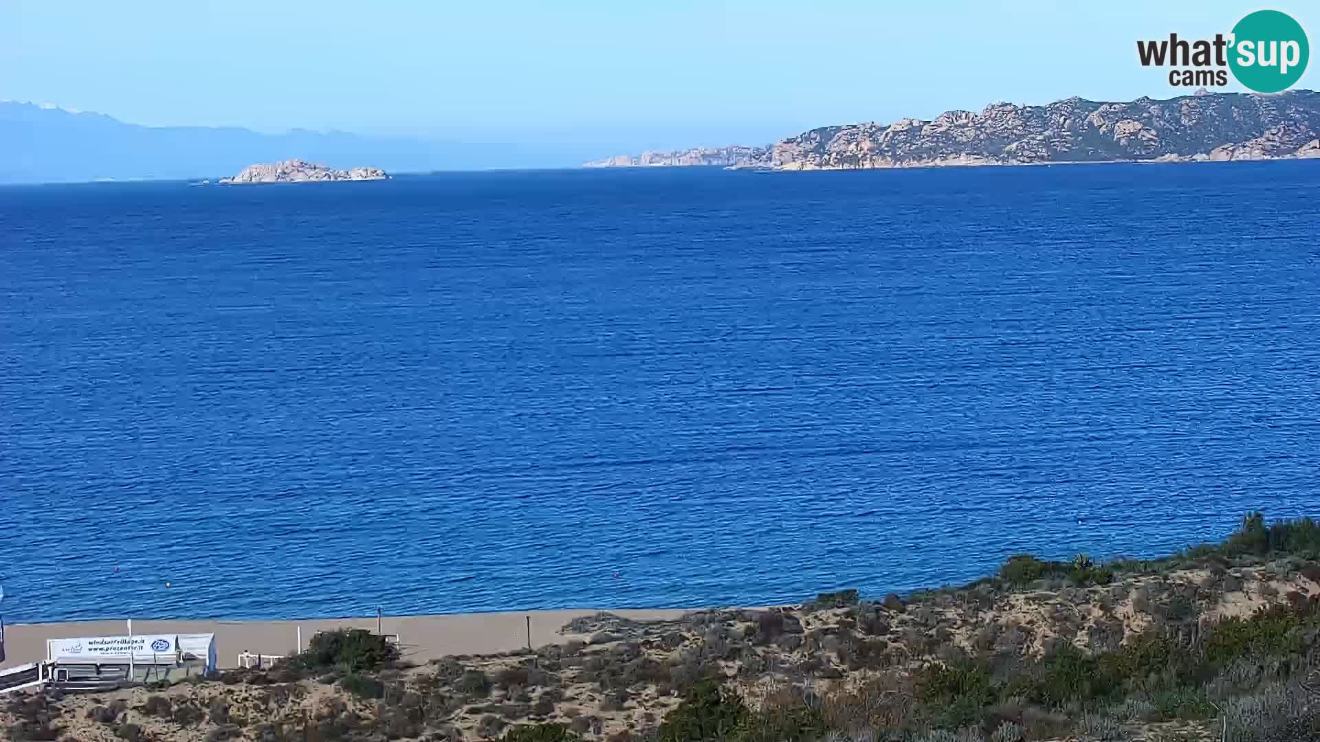 Spletna kamera plaža Porto Pollo Sardinija v živo