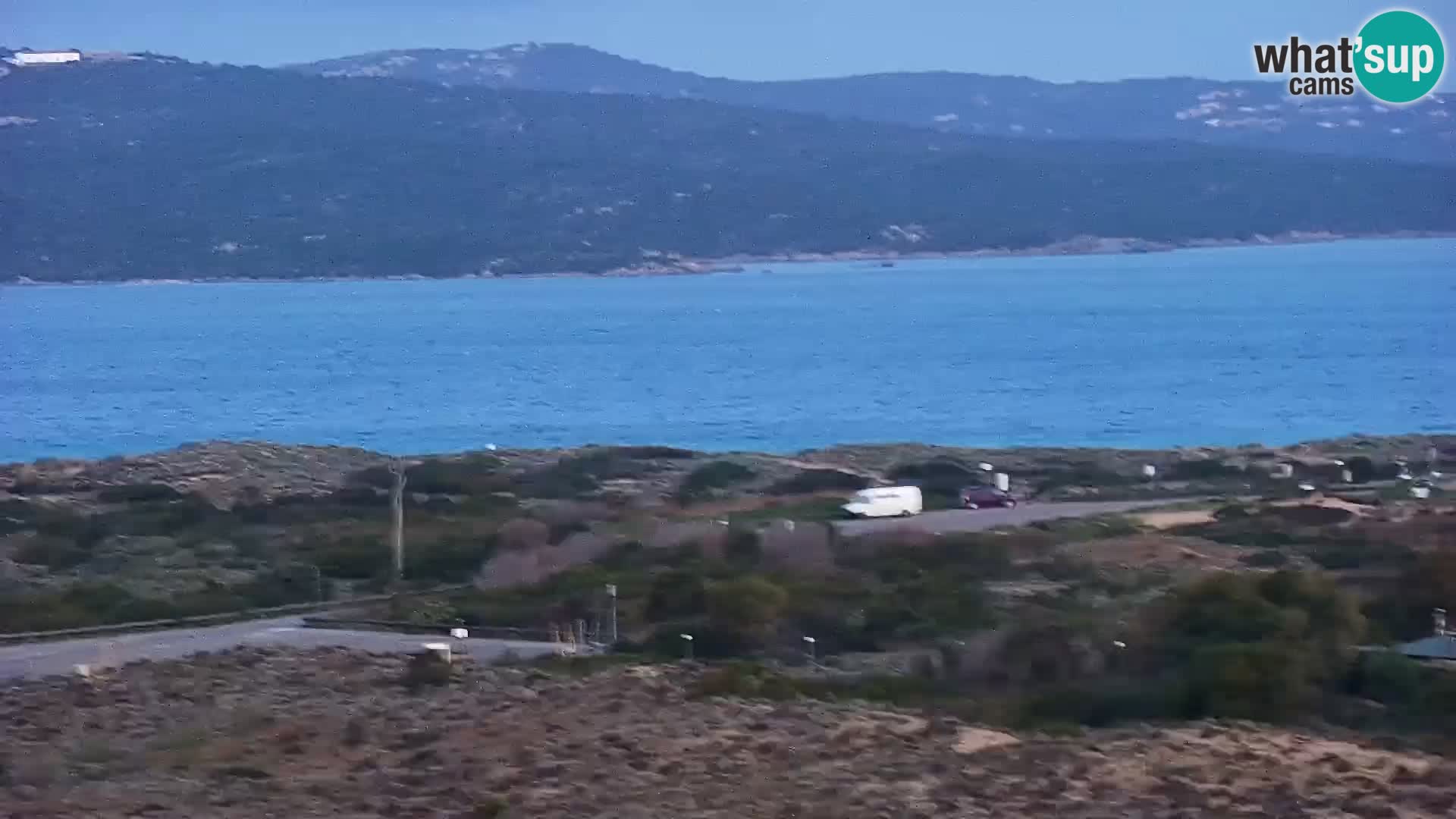 Camera en vivo Porto Pollo playa Cerdeña