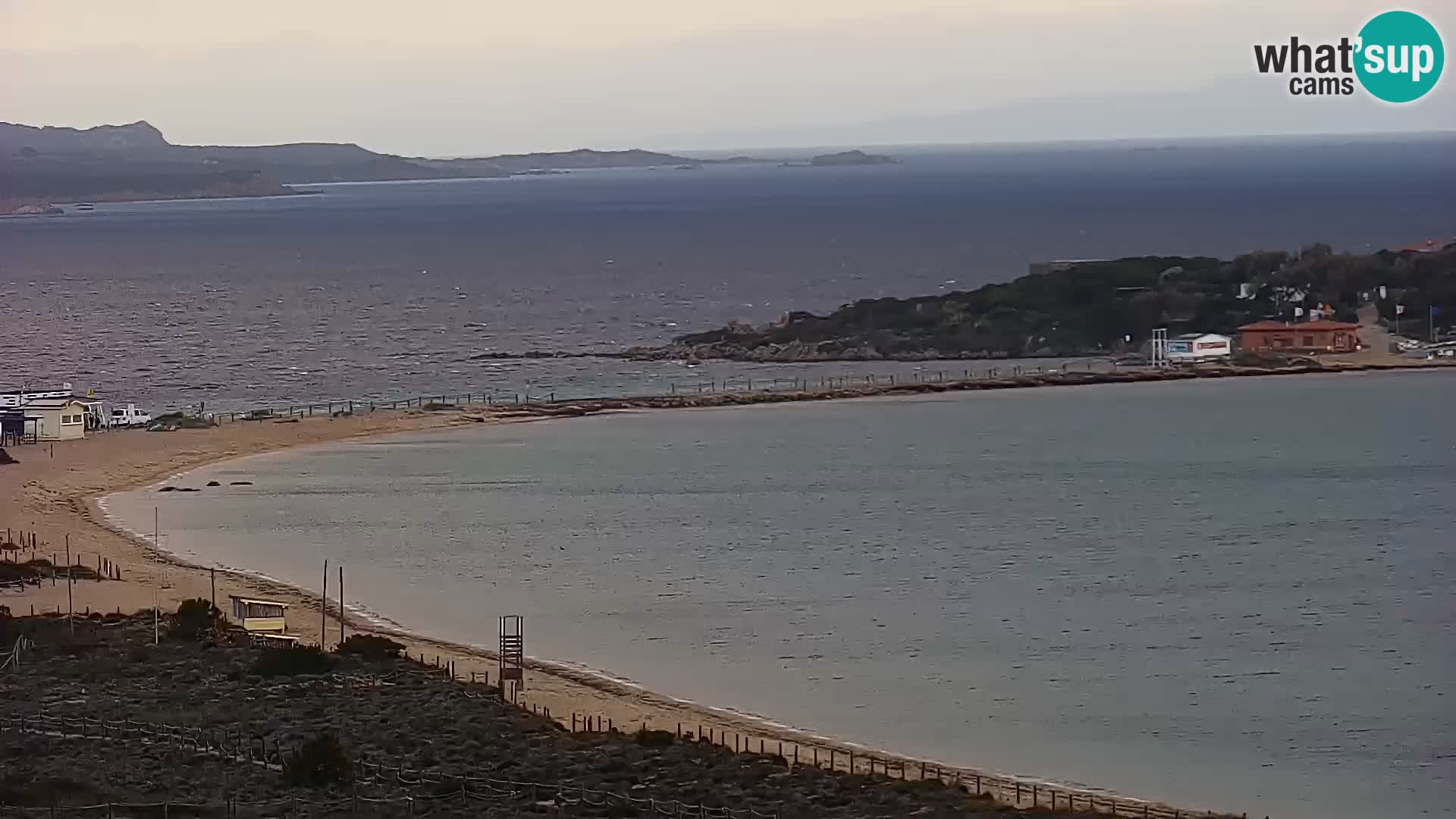 Camera en vivo Porto Pollo playa Cerdeña