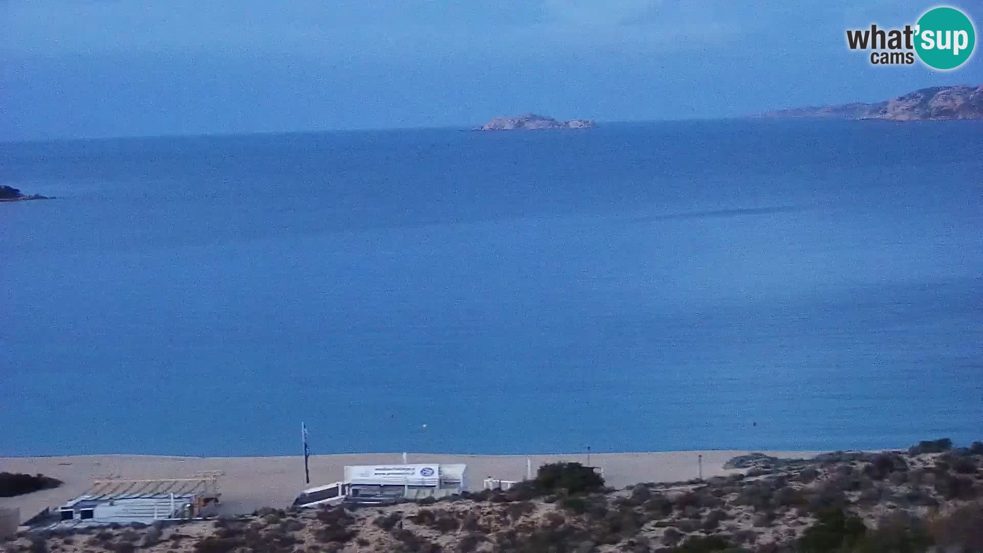 Camera en vivo Porto Pollo playa Cerdeña