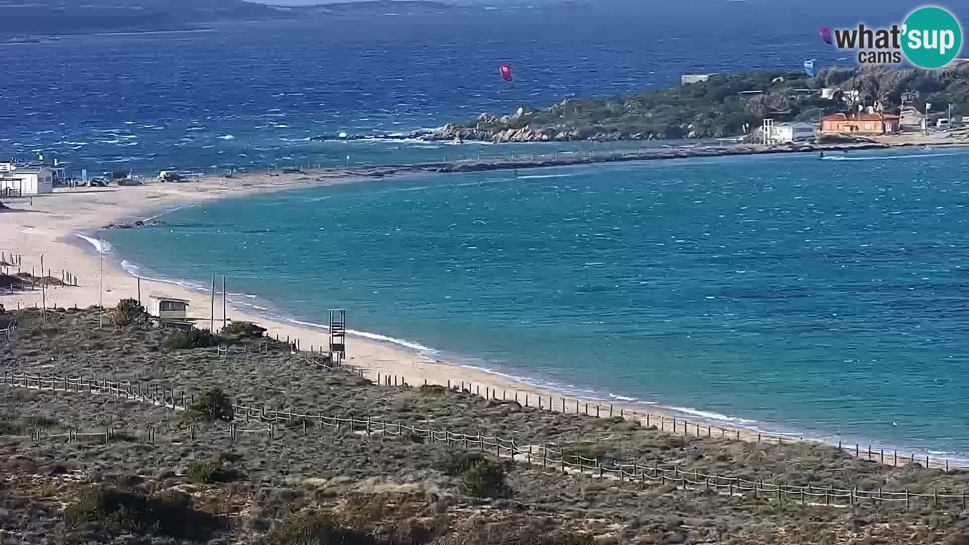 Livecam Porto Pollo plage Sardaigne webcam