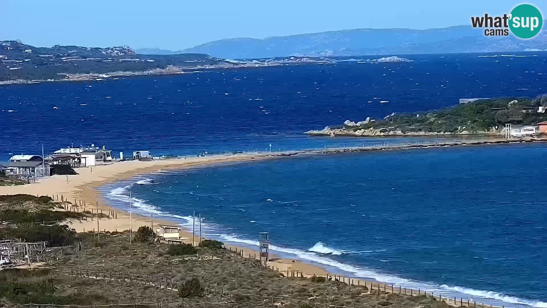 Webcam Strand Porto Pollo Sardinien live kamera