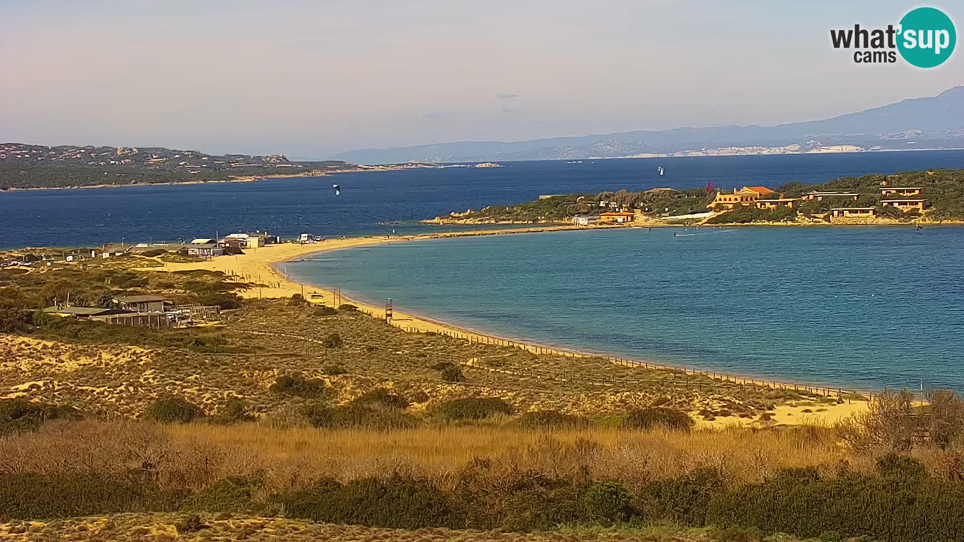 Livecam Porto Pollo plage Sardaigne webcam