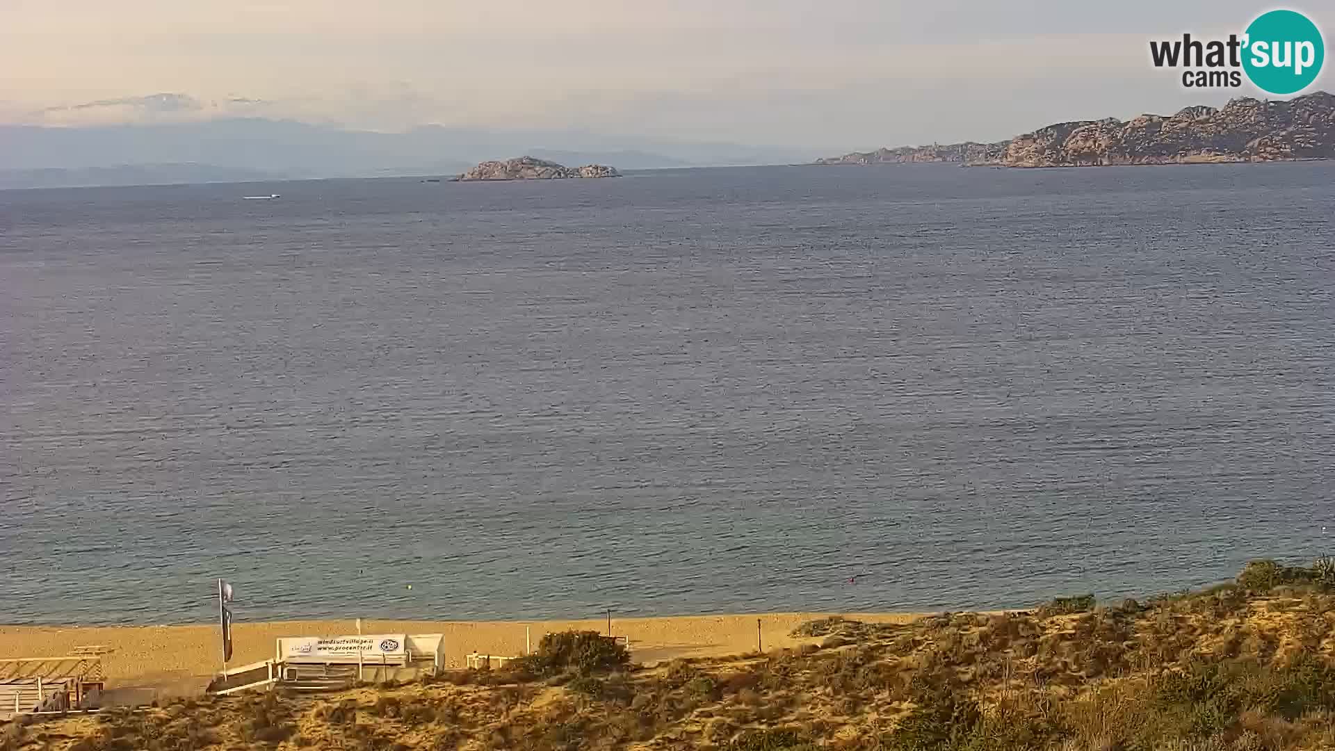 Spletna kamera plaža Porto Pollo Sardinija v živo