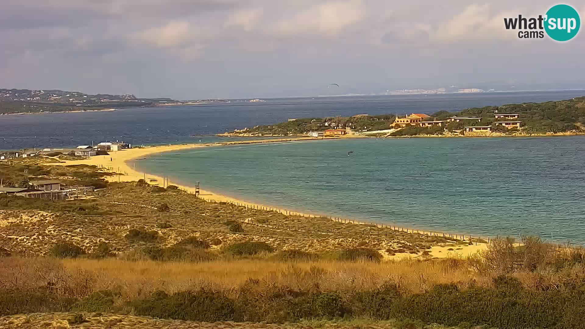 Livecam Porto Pollo plage Sardaigne webcam