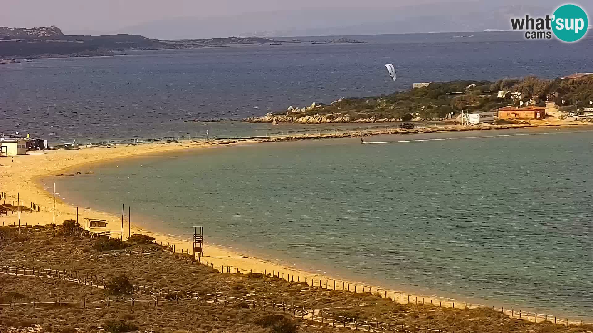 Livecam Porto Pollo plage Sardaigne webcam