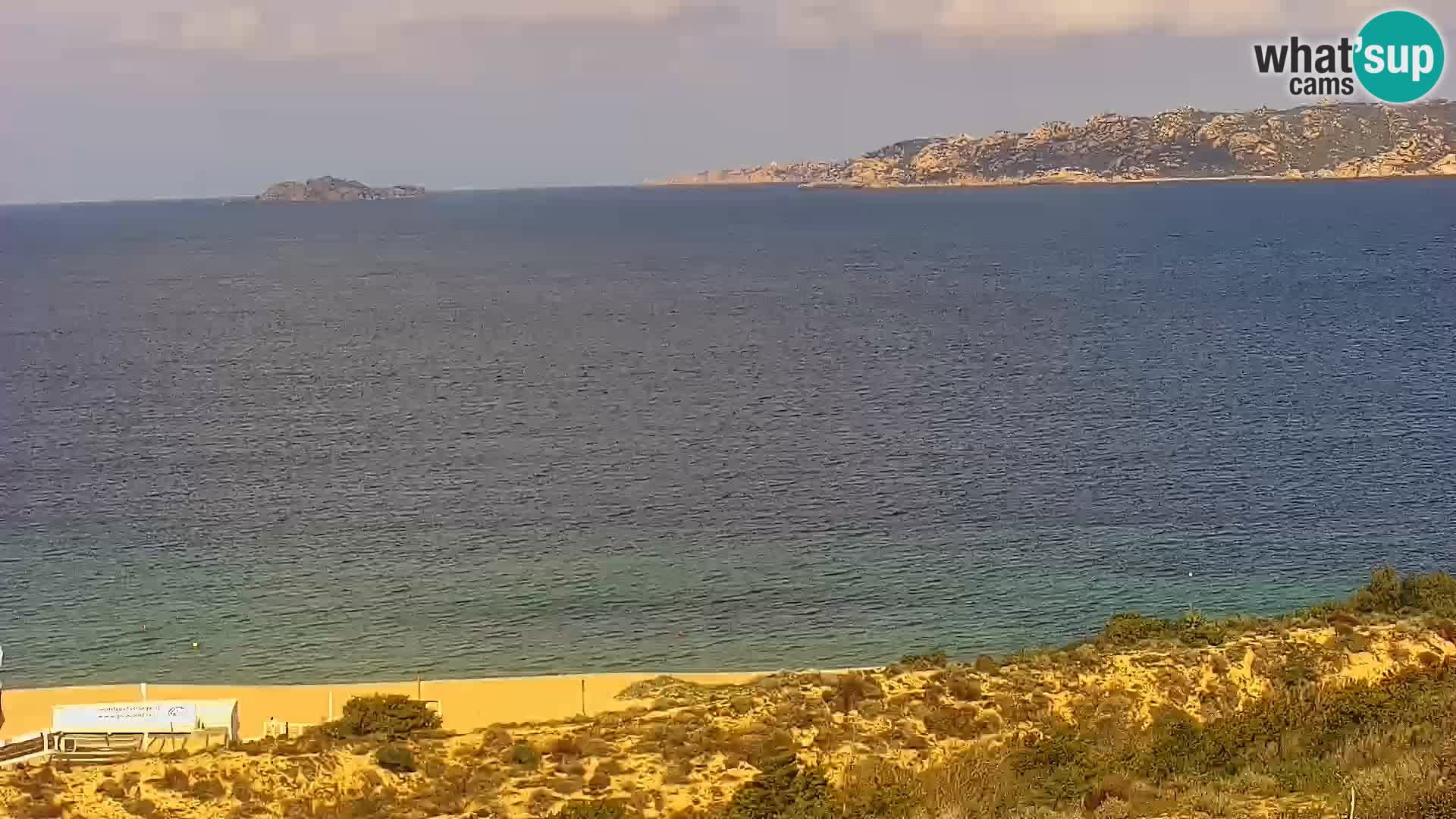 Livecam Porto Pollo plage Sardaigne webcam